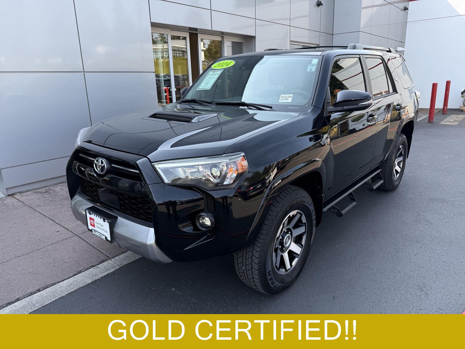 Midnight Black Metallic 2024 Toyota 4Runner SUV / Crossover Four-Wheel Drive Automatic