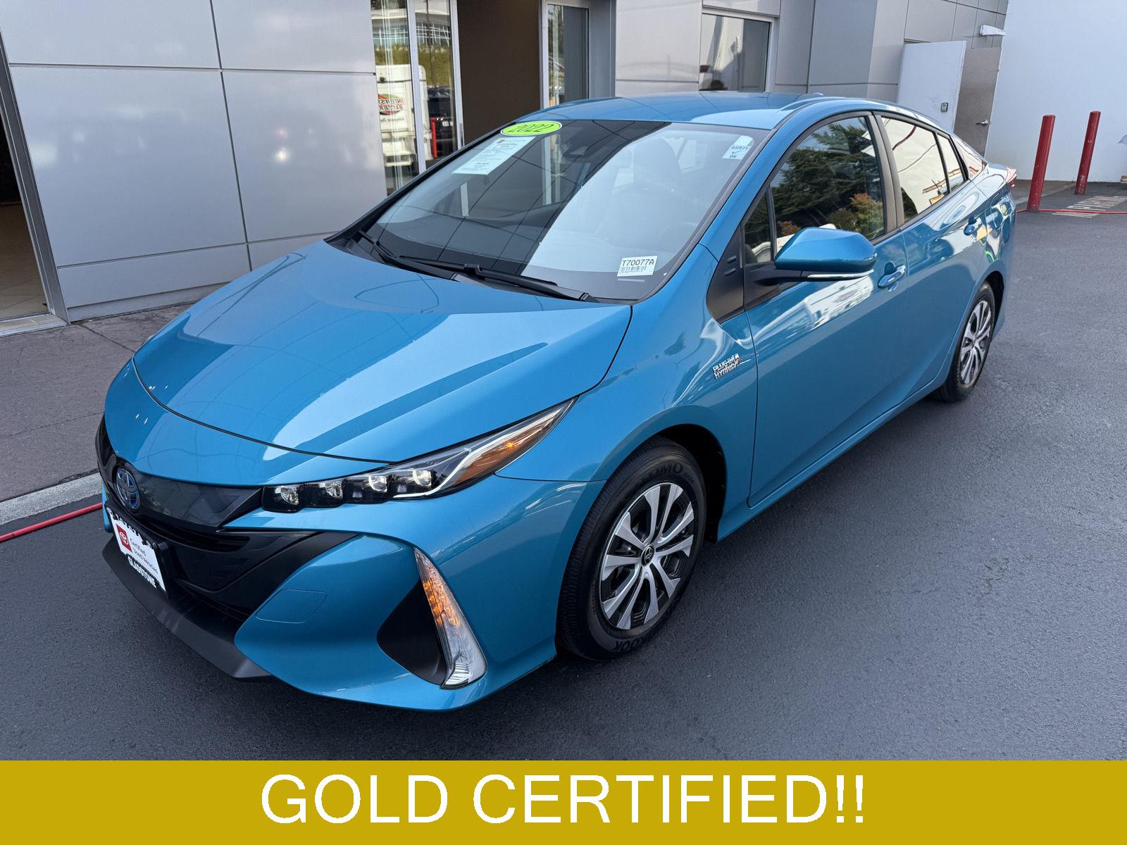 Blue Magnetism 2022 Toyota Prius Prime Hatchback Front-Wheel Drive Continuously Variable Transmission