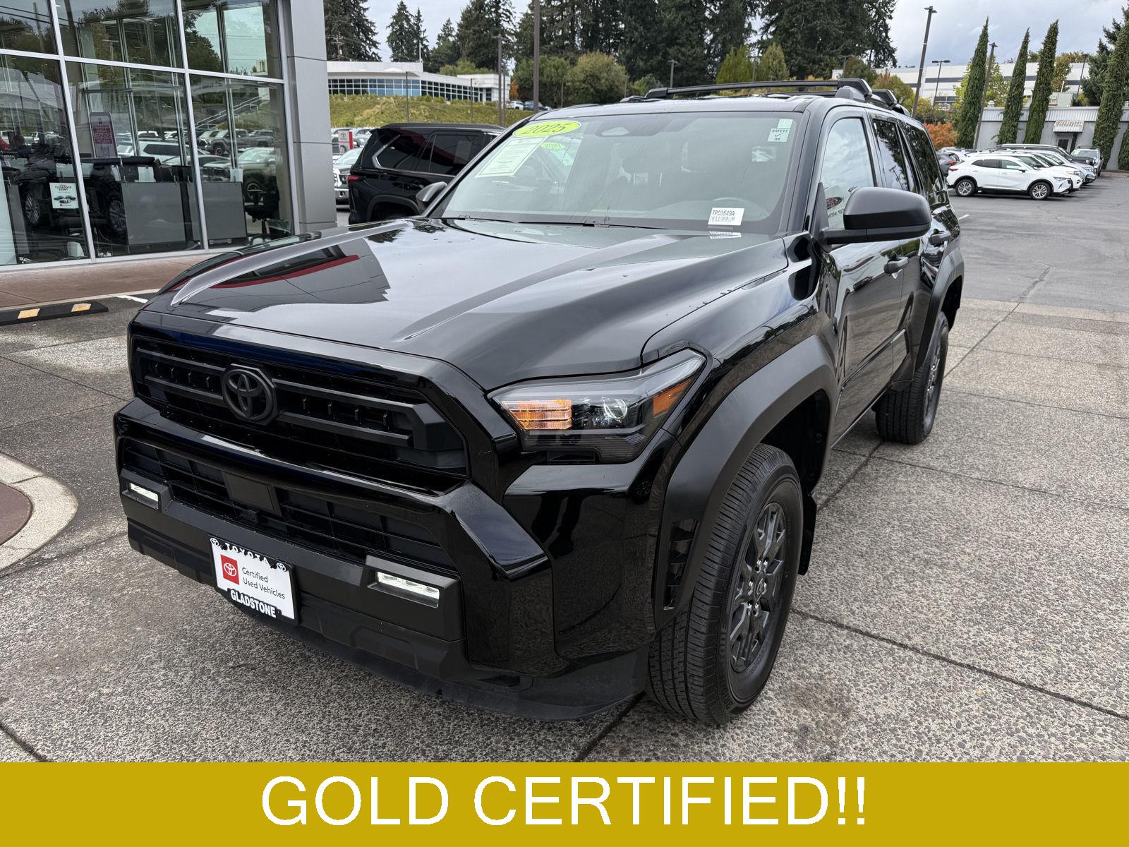 Black 2025 Toyota 4Runner SUV / Crossover Four-Wheel Drive Automatic