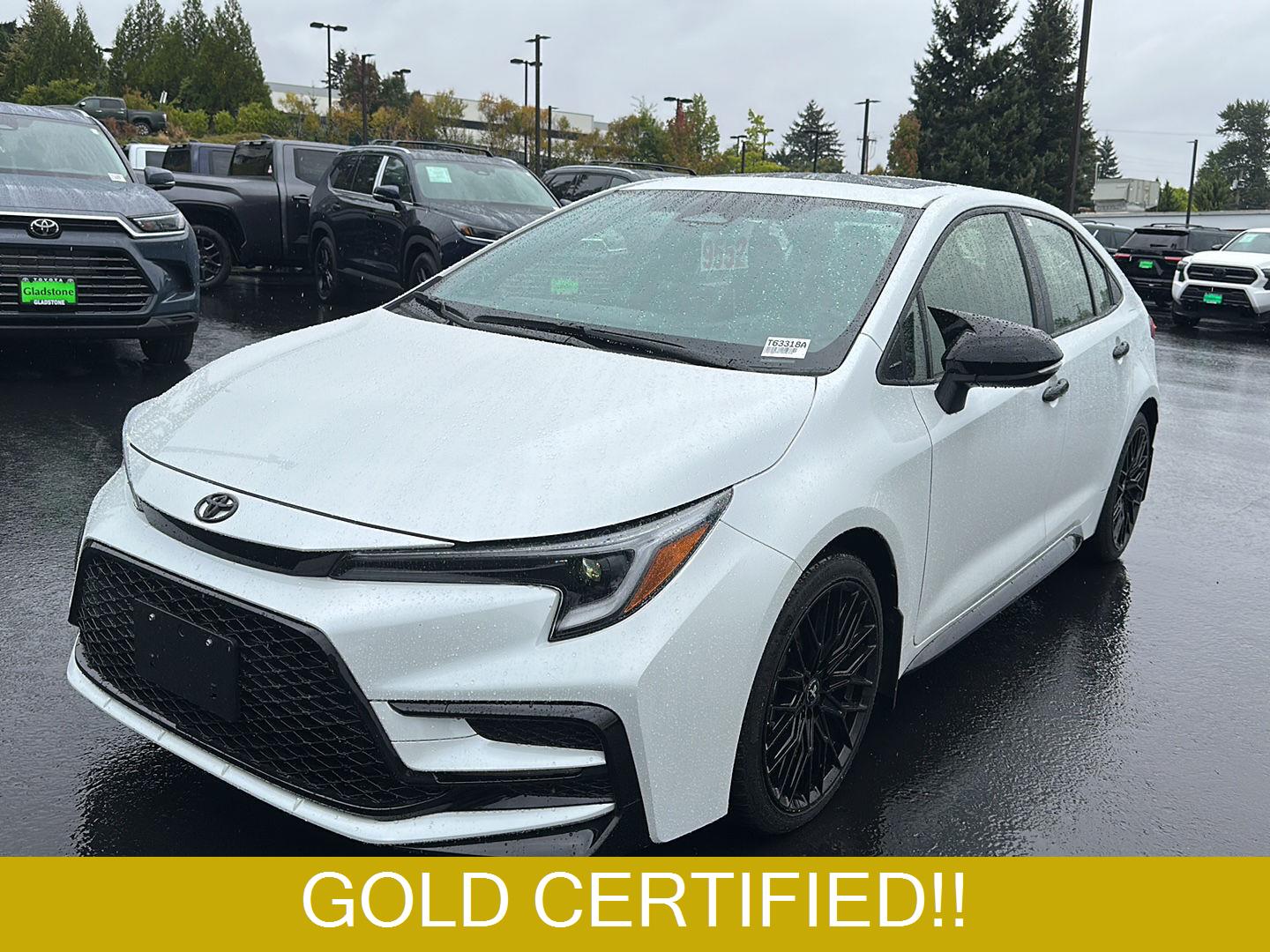 White (Wind Chill Pearl) 2026 Toyota Corolla Sedan Front-Wheel Drive Continuously Variable Transmission