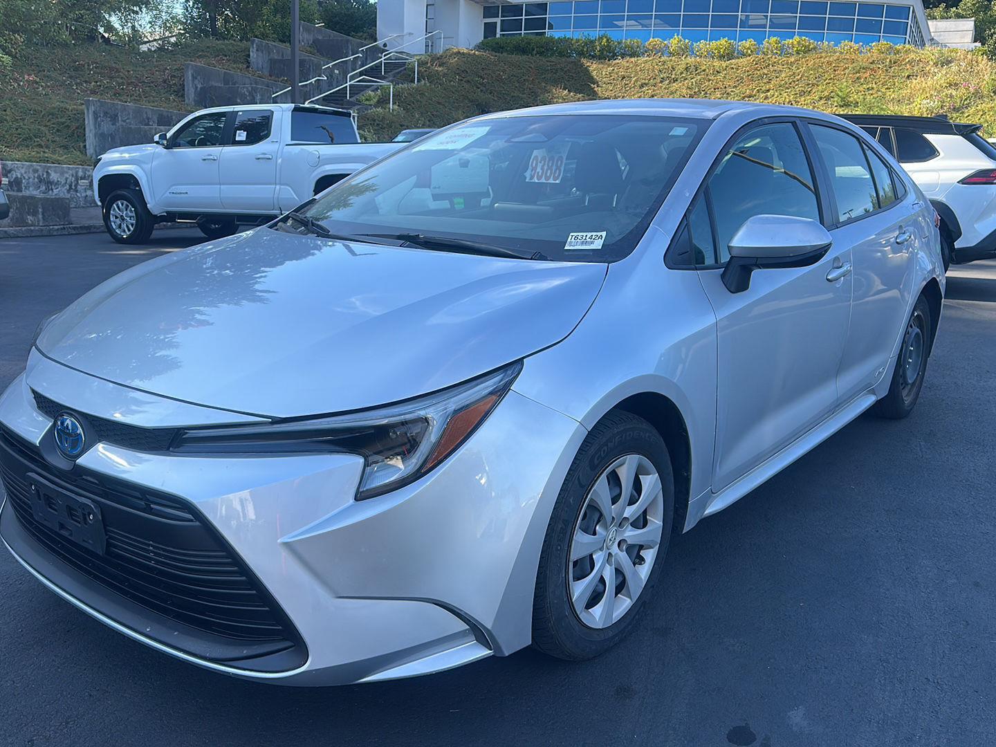 Classic Silver Metallic 2023 Toyota Corolla Hybrid Sedan All-Wheel Drive Continuously Variable Transmission