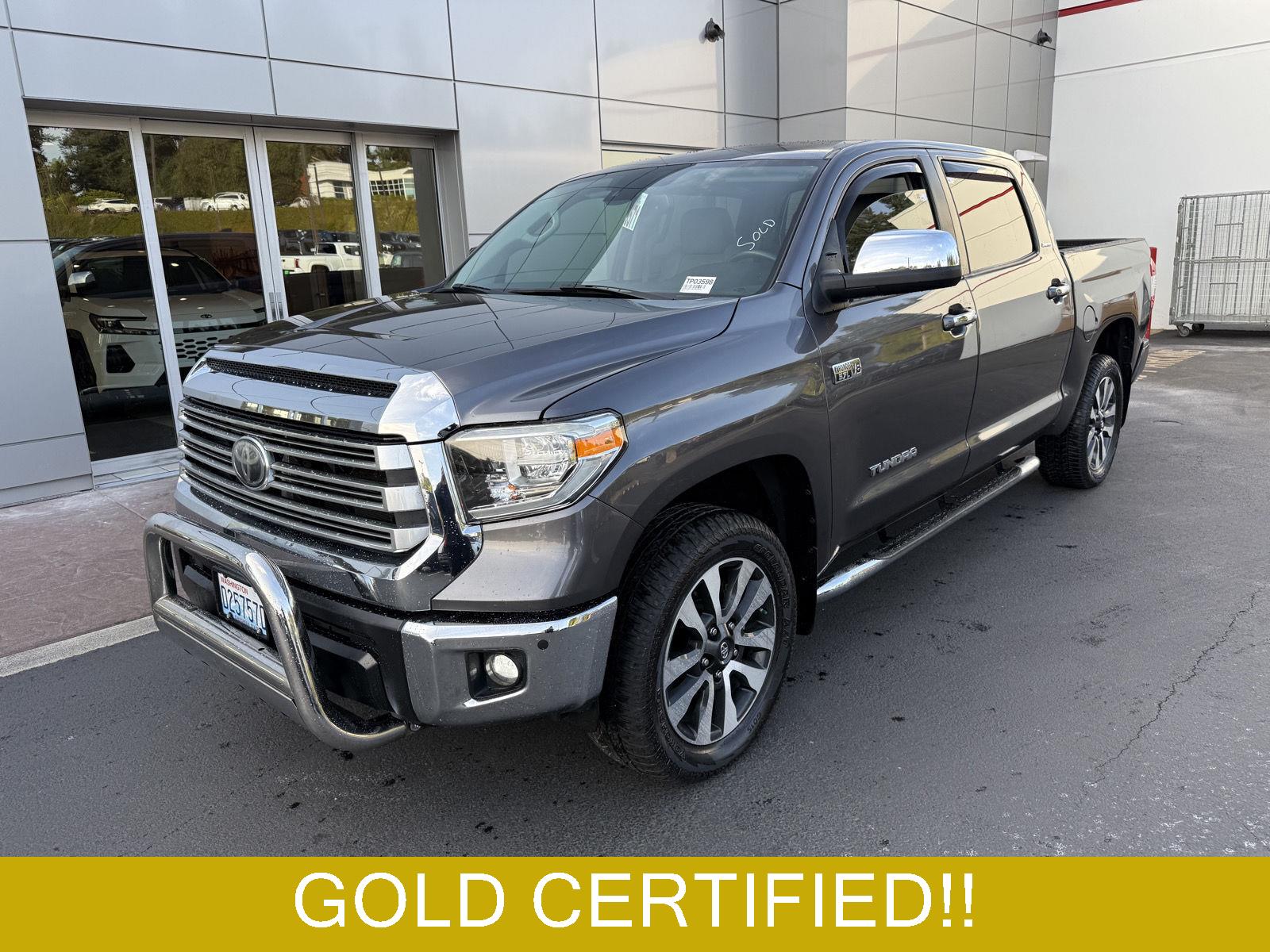 Gray (Magnetic Grey Metallic) 2020 Toyota Tundra Pickup Truck Four-Wheel Drive Automatic