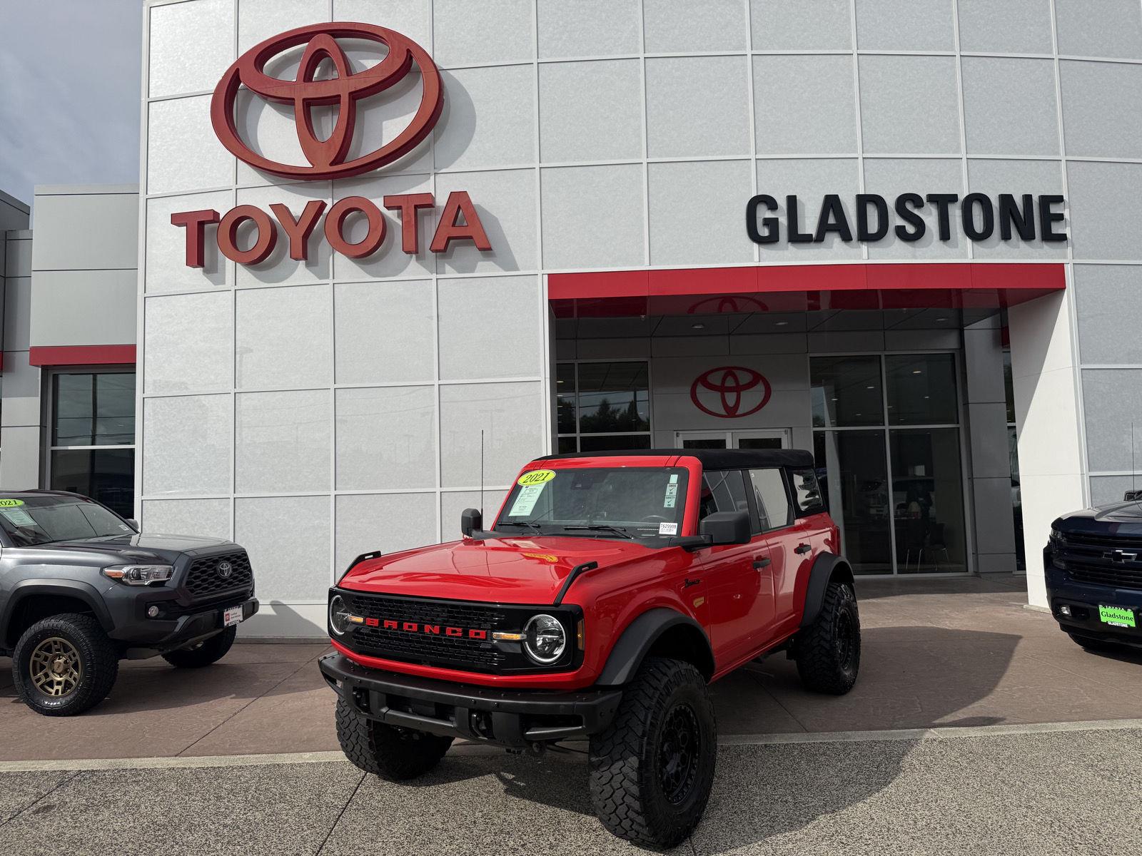 Race Red 2021 Ford Bronco SUV / Crossover Four-Wheel Drive 7-Speed Manual