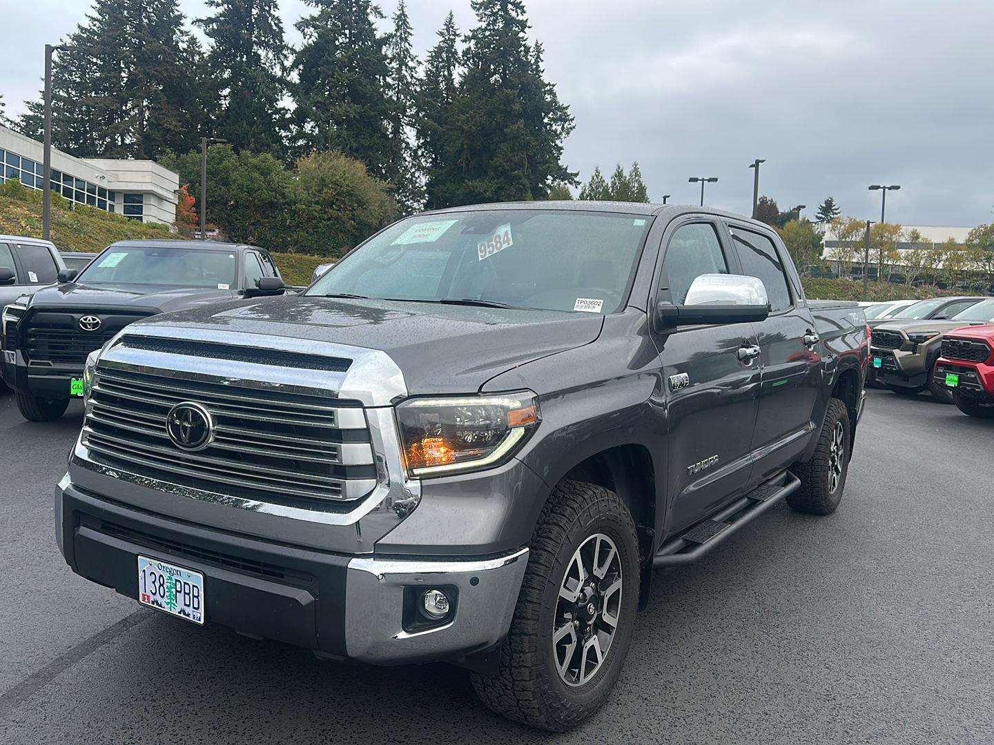 Magnetic Gray Metallic 2021 Toyota Tundra Pickup Truck Four-Wheel Drive Automatic