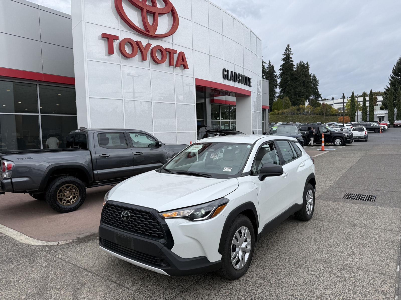 White (Wind Chill Pearl) 2024 Toyota Corolla Cross SUV / Crossover All-Wheel Drive