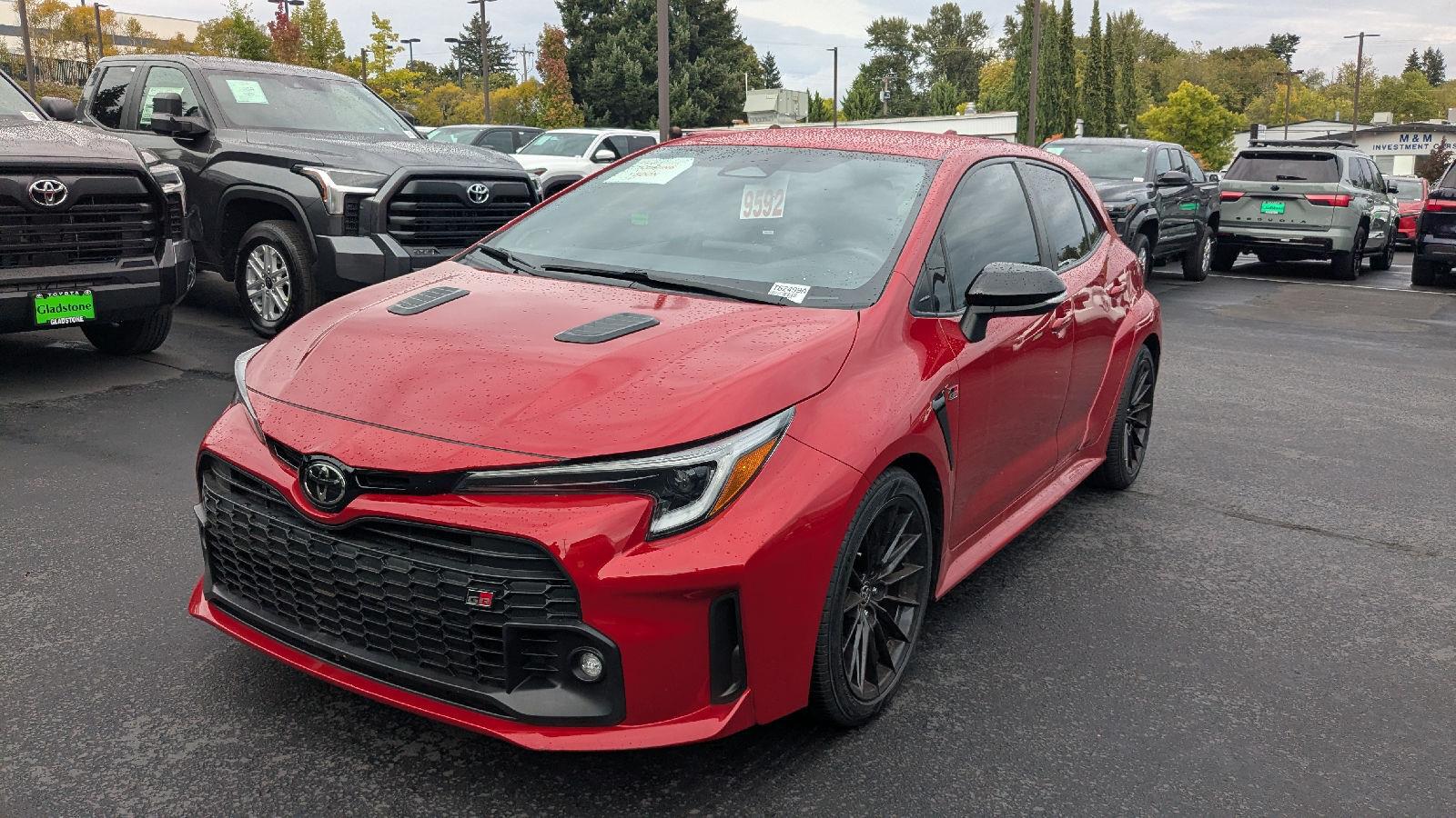 Supersonic Red 2023 Toyota GR Corolla Hatchback All-Wheel Drive Manual