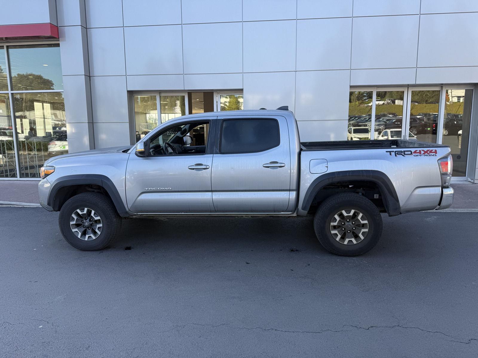 Silver Sky Metallic 2021 Toyota Tacoma Pickup Truck Four-Wheel Drive Manual
