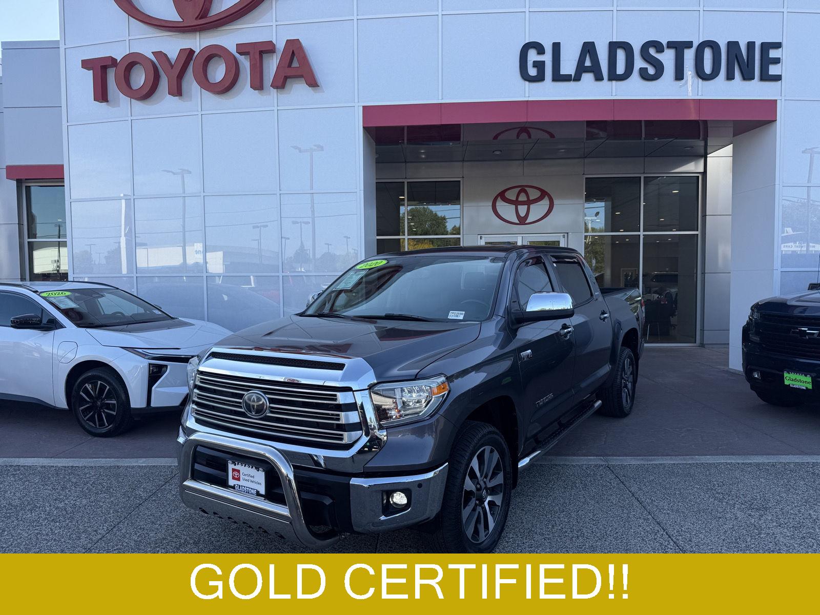 Gray (Magnetic Grey Metallic) 2020 Toyota Tundra Pickup Truck Four-Wheel Drive Automatic