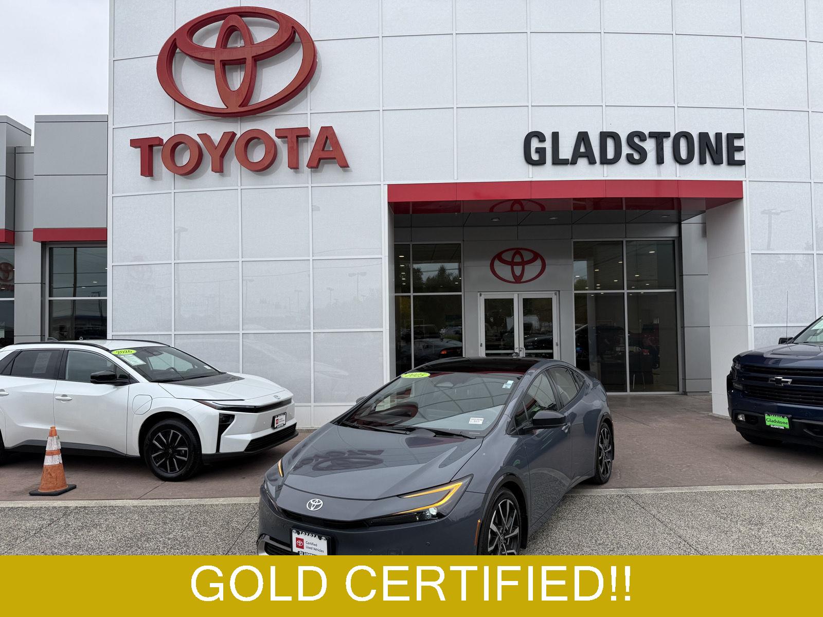 Guardian Gray 2025 Toyota Prius Plug-In Hybrid Hatchback Front-Wheel Drive Continuously Variable Transmission