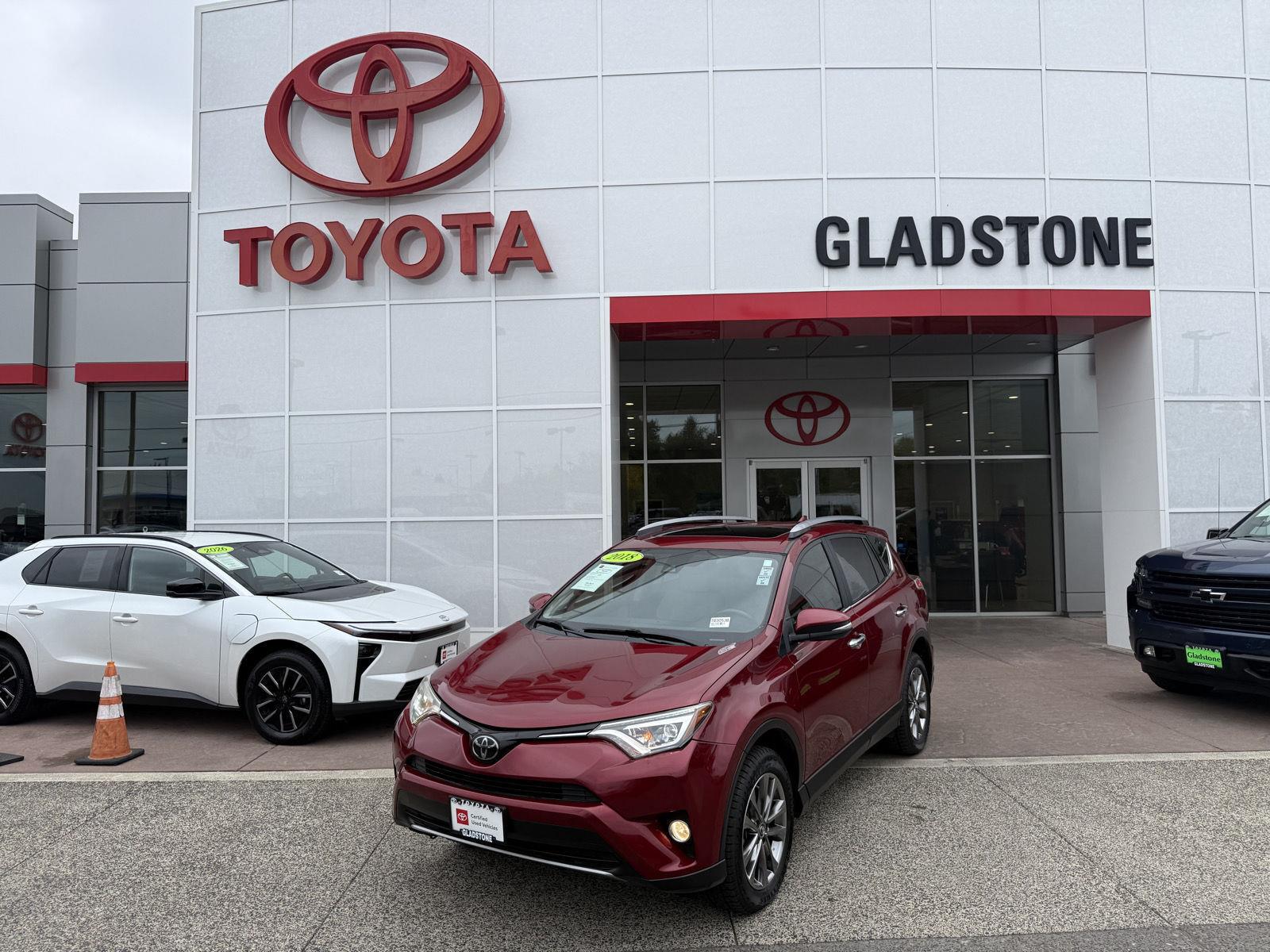 Red (Ruby Flare Pearl) 2018 Toyota RAV4 SUV / Crossover All-Wheel Drive Automatic
