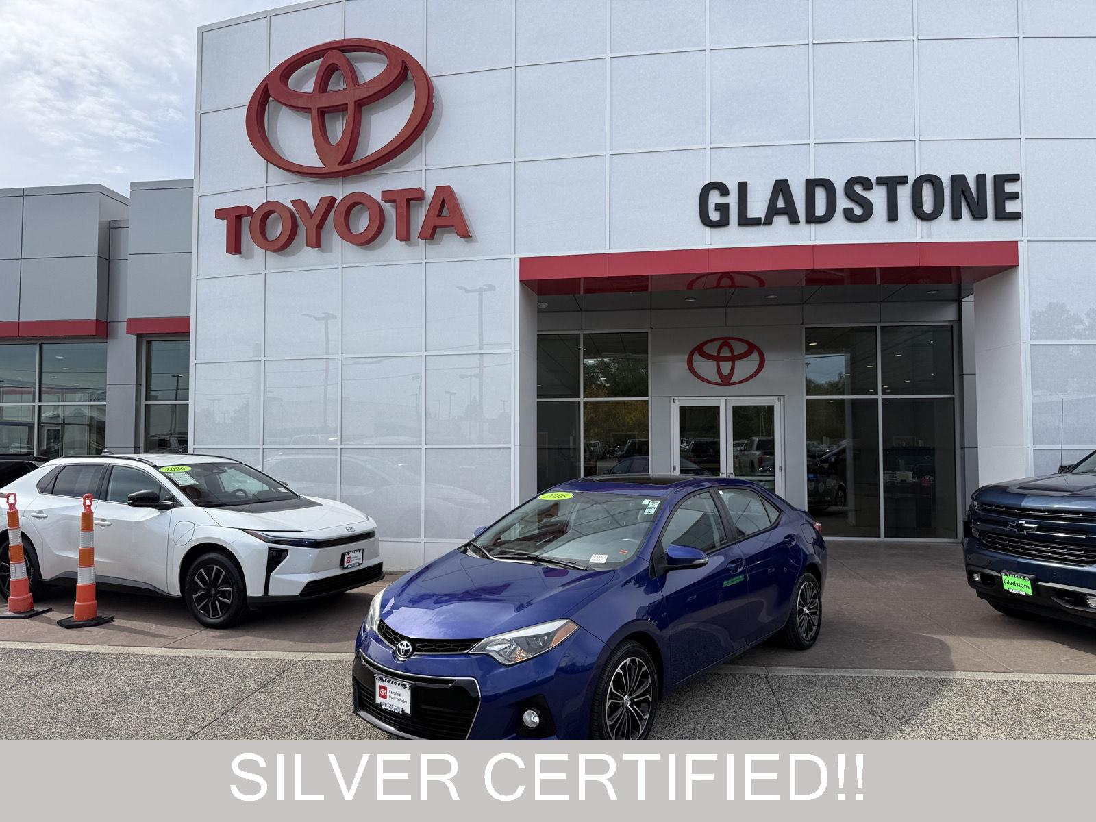 Blue Crush Metallic 2016 Toyota Corolla Sedan Front-Wheel Drive Continuously Variable Transmission
