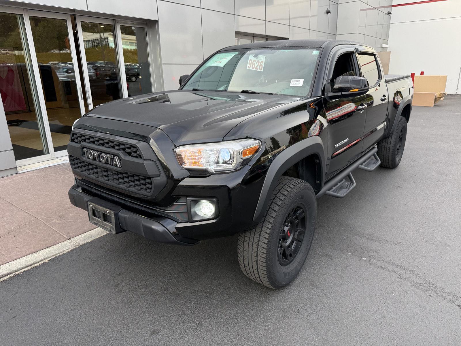Black 2017 Toyota Tacoma Pickup Truck Four-Wheel Drive Automatic