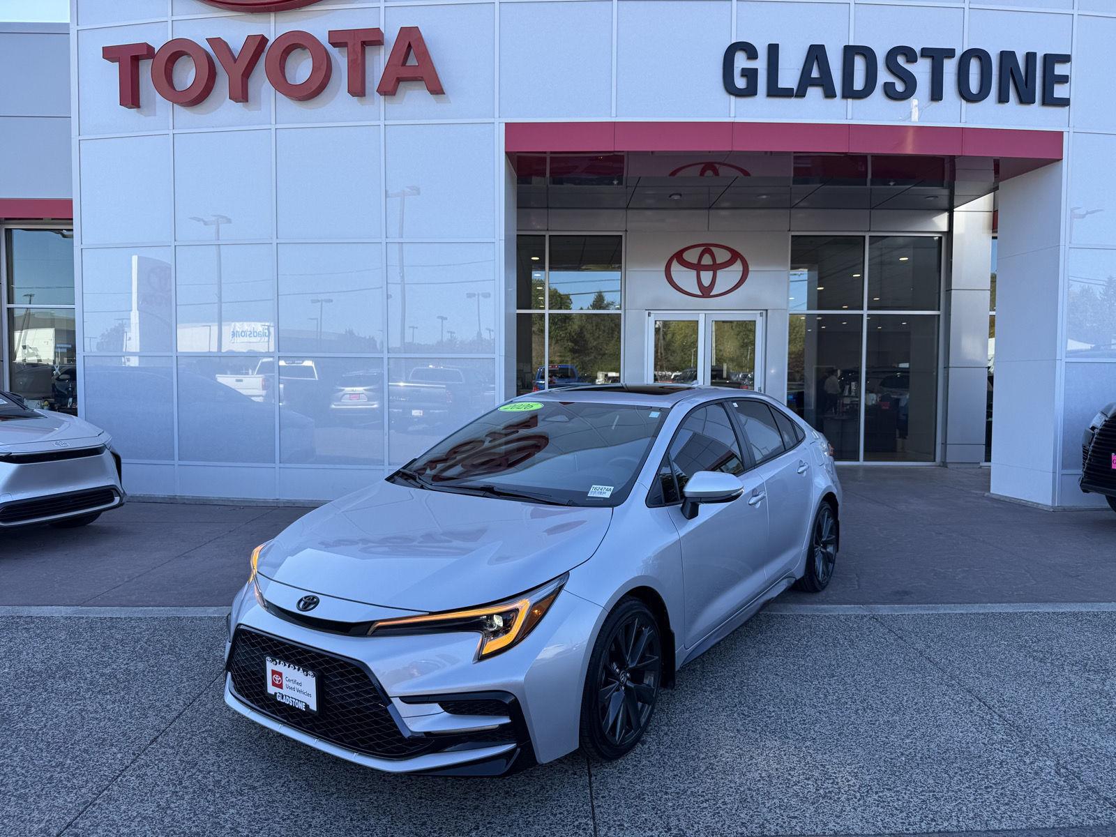 Classic Silver Metallic 2026 Toyota Corolla Sedan Front-Wheel Drive Continuously Variable Transmission