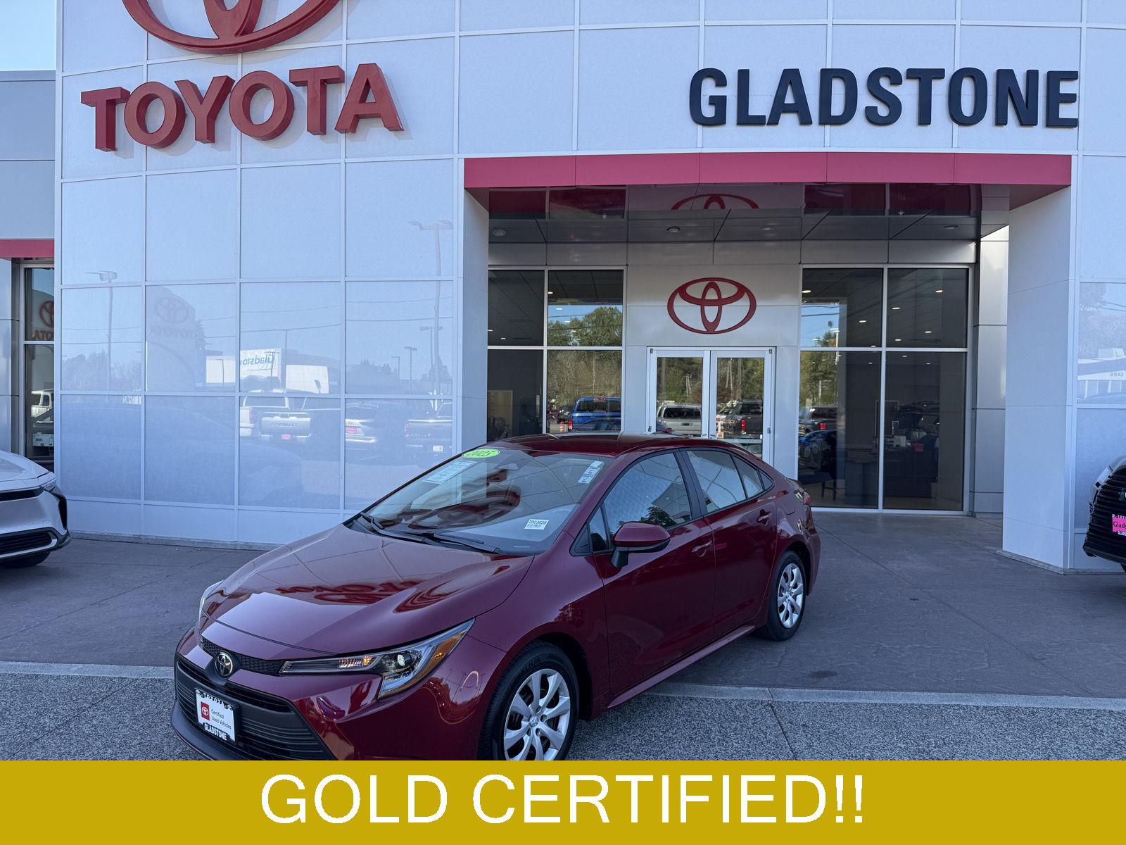 Red (Ruby Flare Pearl) 2025 Toyota Corolla Sedan Front-Wheel Drive Continuously Variable Transmission