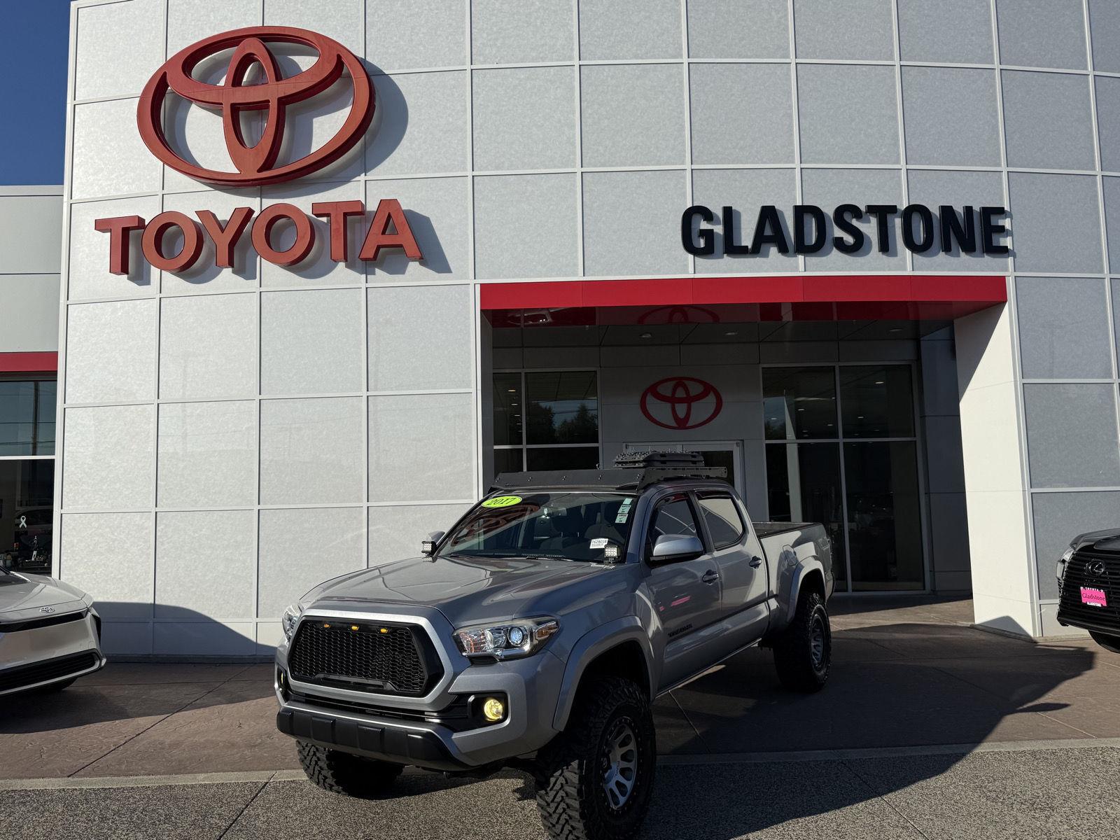 Silver Sky Metallic 2017 Toyota Tacoma Pickup Truck Four-Wheel Drive Automatic