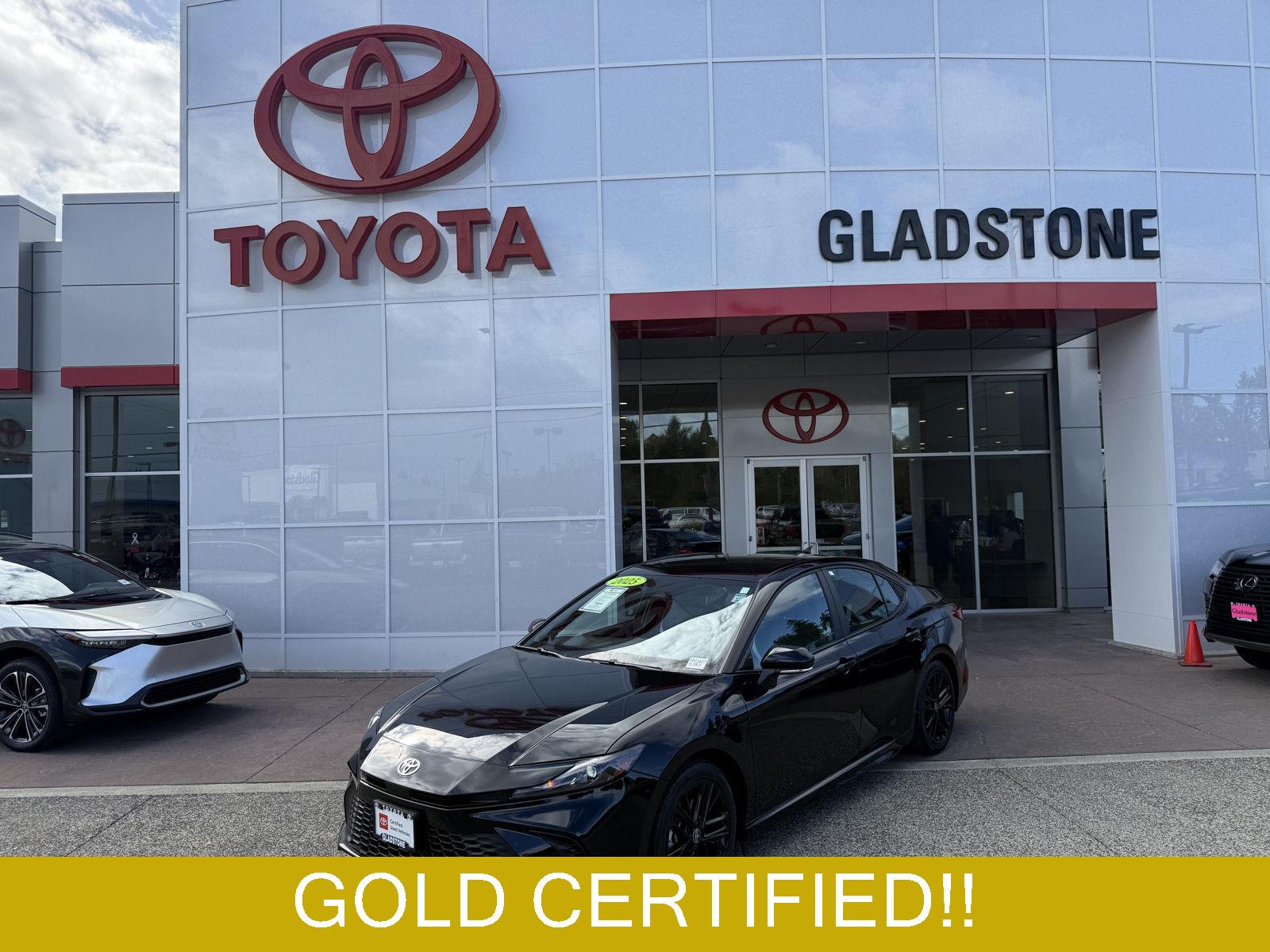 Black 2025 Toyota Camry Sedan Front-Wheel Drive Continuously Variable Transmission