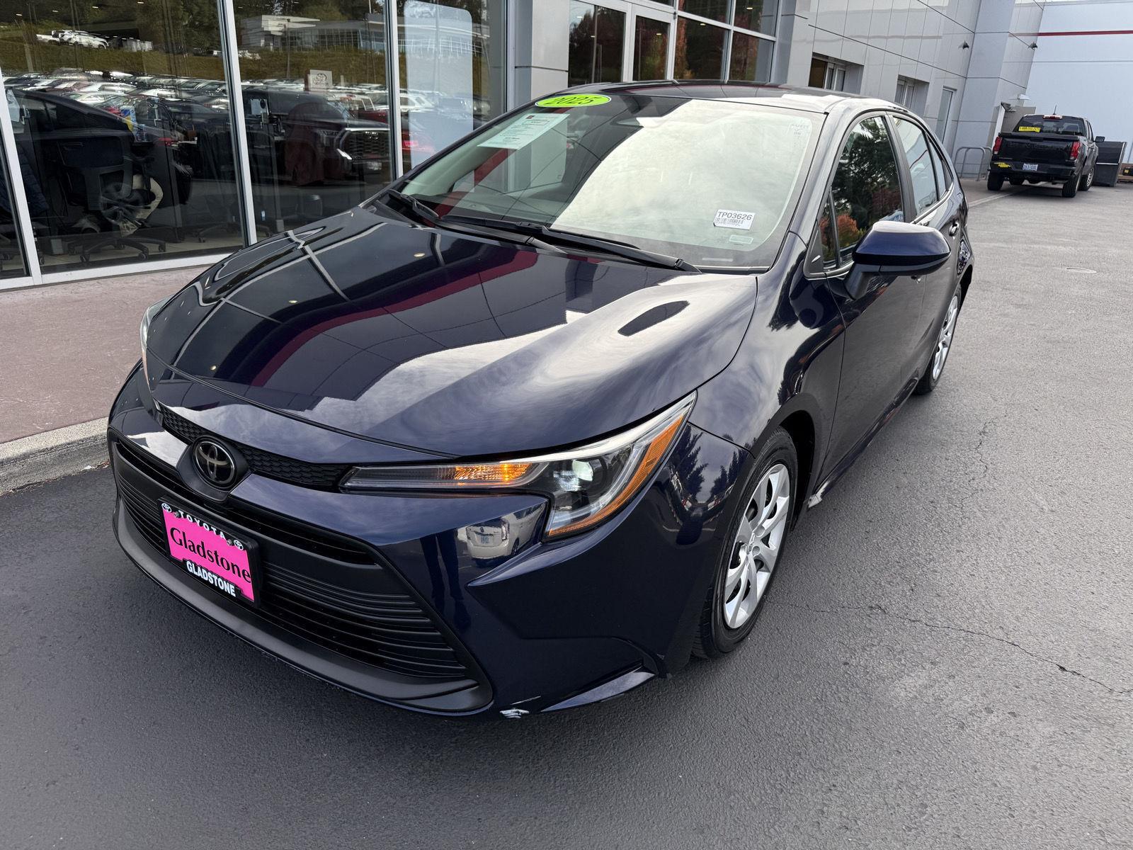 Blueprint 2025 Toyota Corolla Sedan Front-Wheel Drive Continuously Variable Transmission
