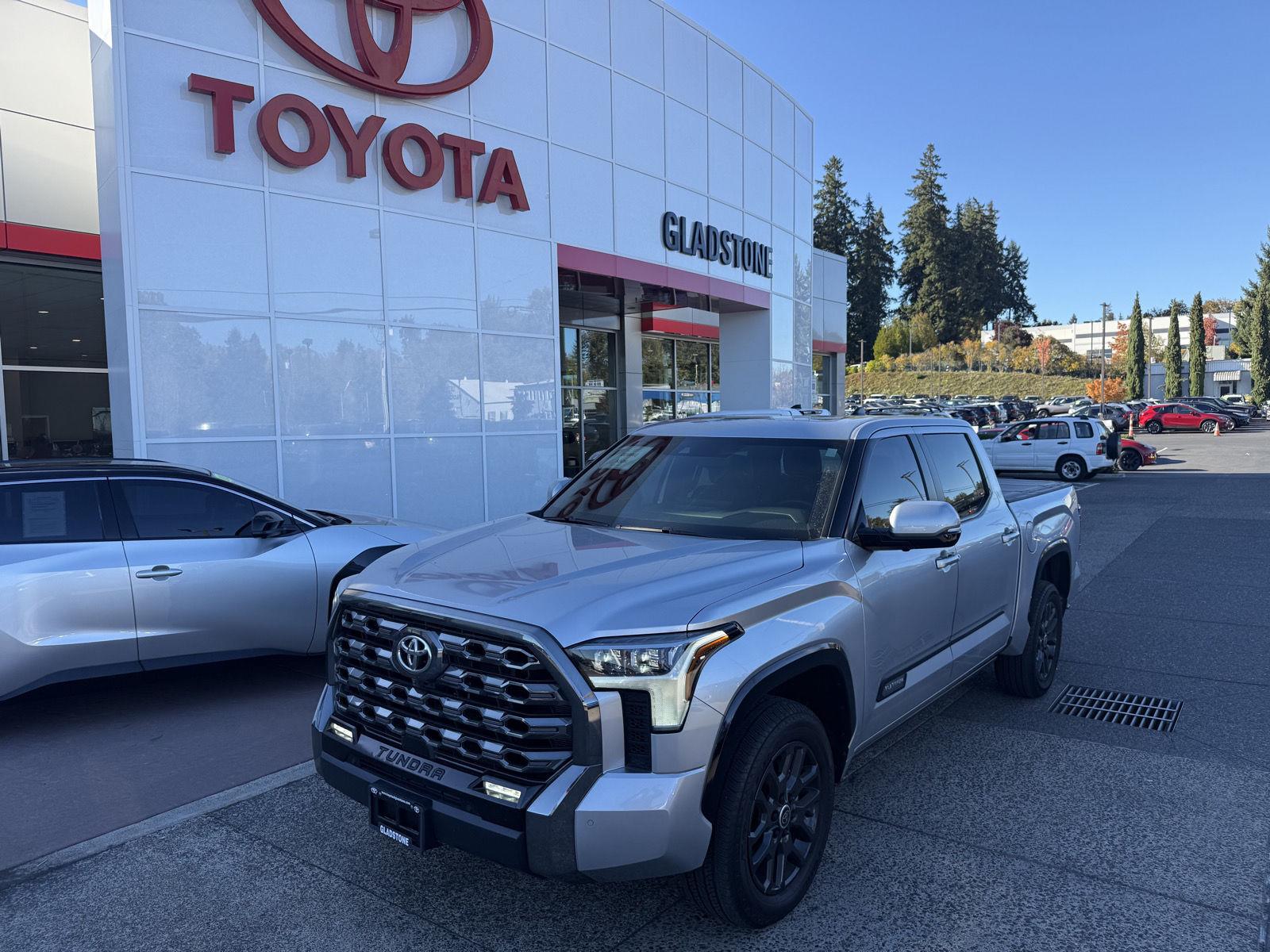 Celestial Silver Metallic 2024 Toyota Tundra Pickup Truck Four-Wheel Drive Automatic