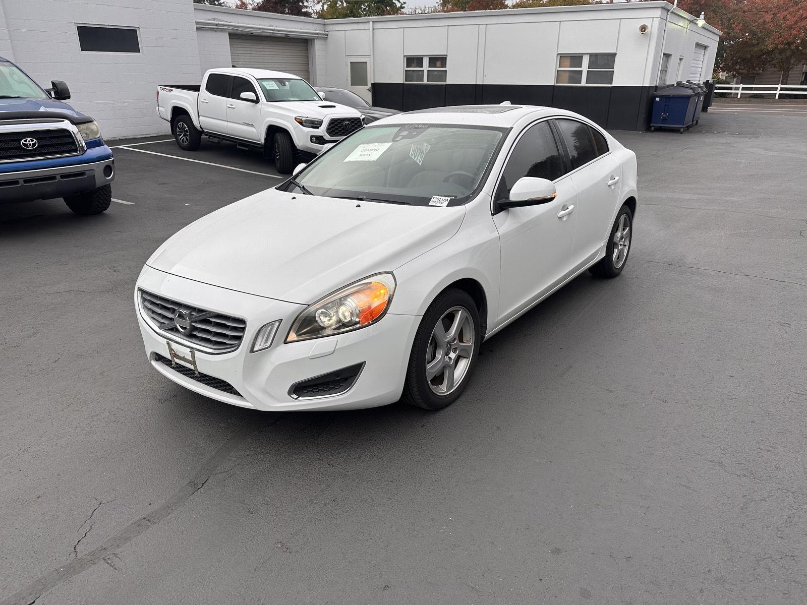 Ice White 2013 Volvo S60 Sedan All-Wheel Drive Automatic