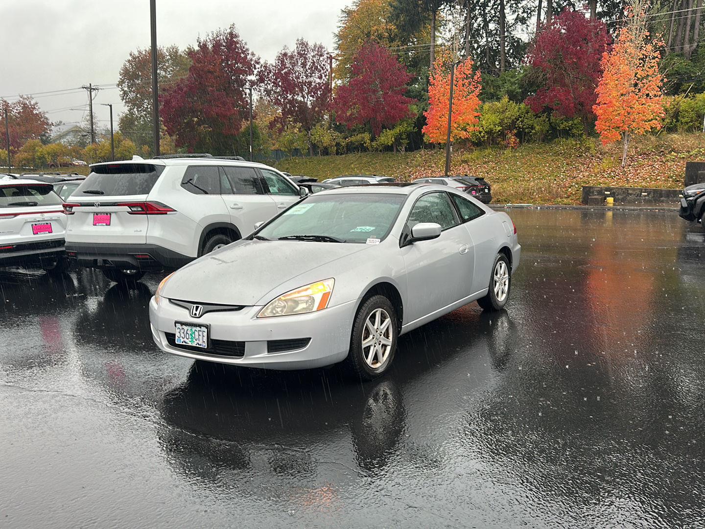 Satin Silver Metallic 2003 Honda Accord Coupe Coupe Front-Wheel Drive Automatic