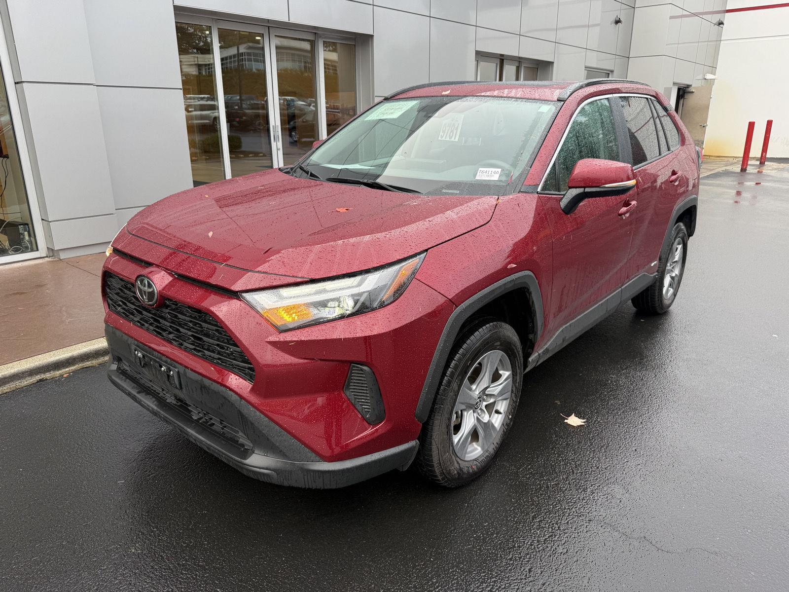 Red (RUBY FLARE PEARL) 2025 Toyota RAV4 Hybrid SUV / Crossover All-Wheel Drive Continuously Variable Transmission
