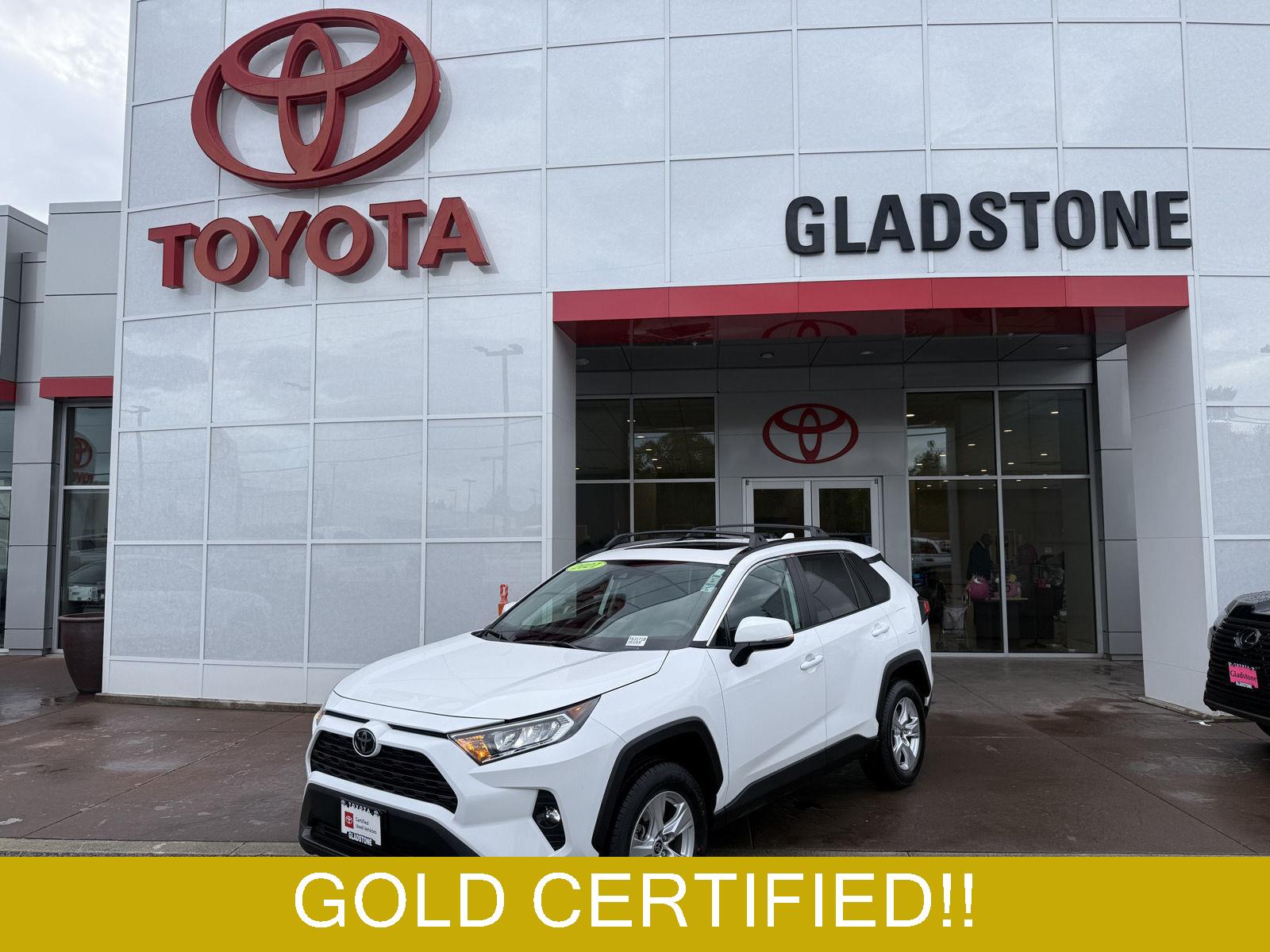 Super White 2021 Toyota RAV4 SUV / Crossover All-Wheel Drive Automatic