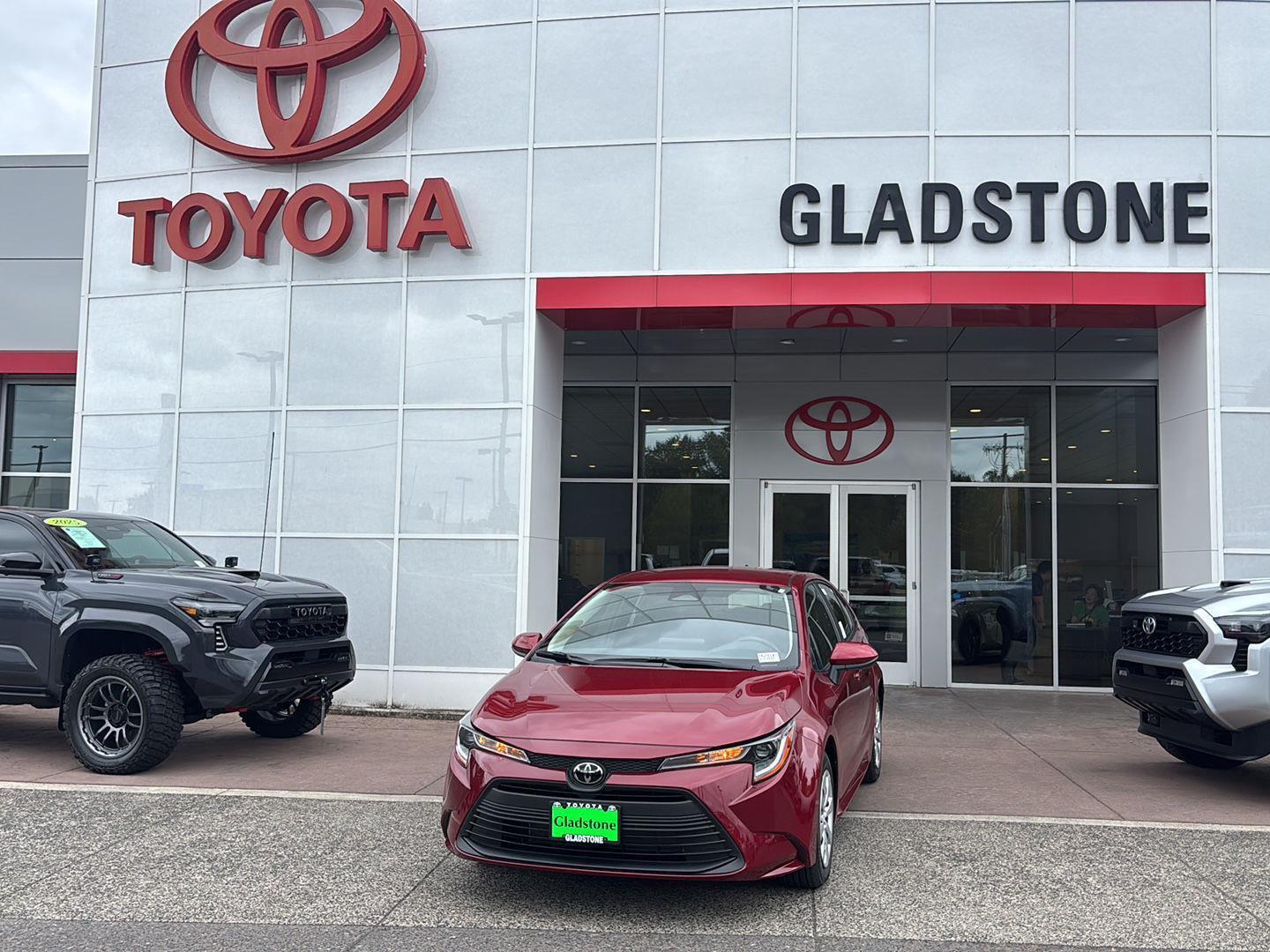 Red (Ruby Flare Pearl) 2026 Toyota Corolla Sedan Front-Wheel Drive Continuously Variable Transmission
