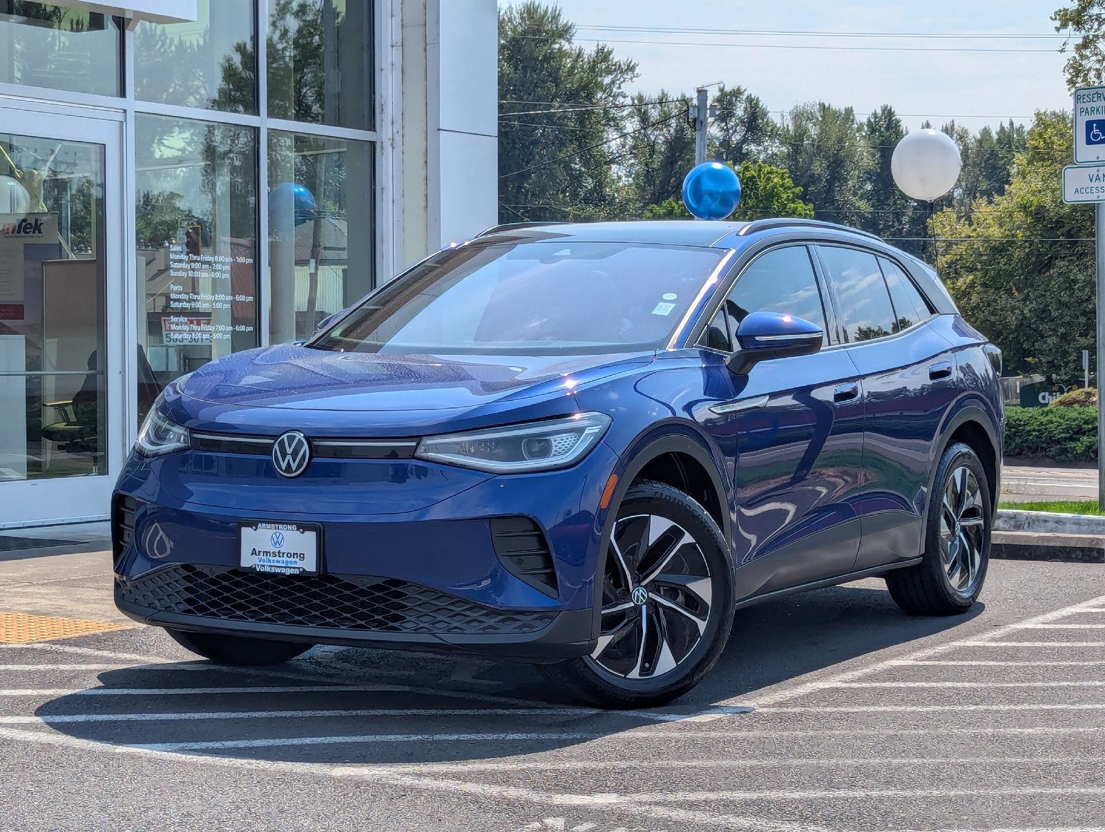 Dusk Blue Metallic 2022 Volkswagen ID.4 SUV / Crossover All-Wheel Drive Automatic