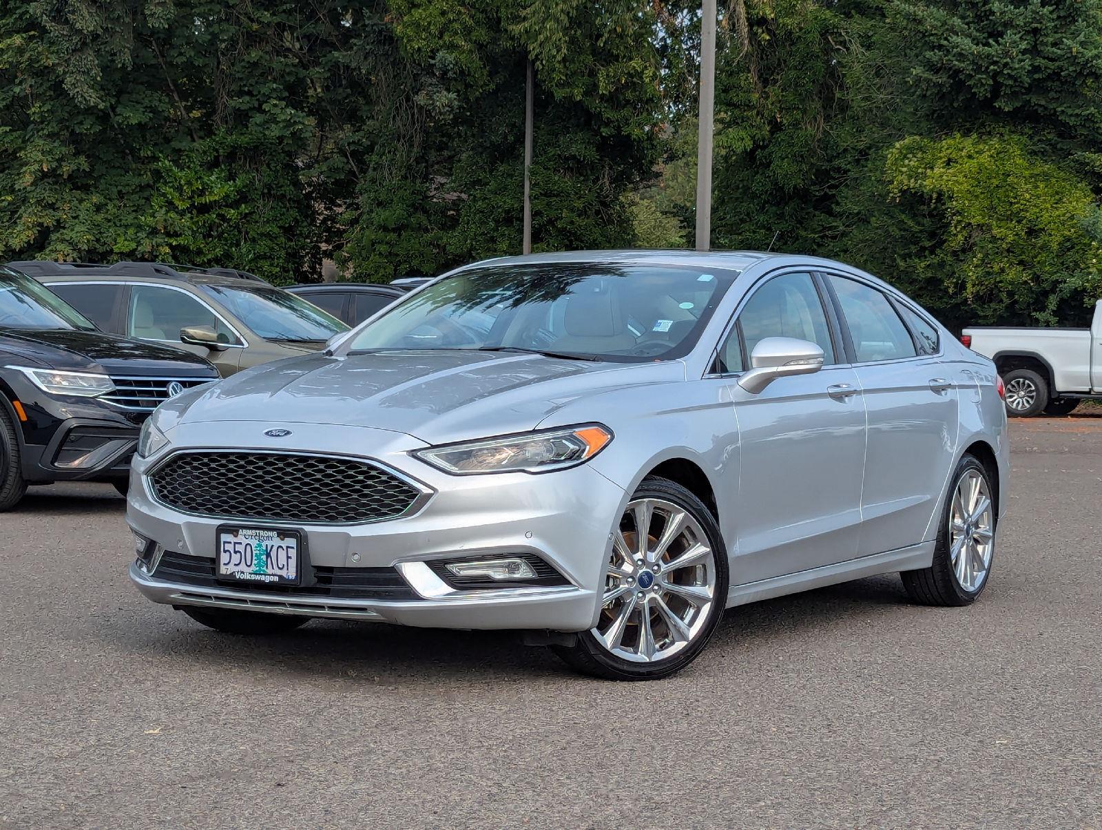 Ingot Silver 2017 Ford Fusion Sedan All-Wheel Drive 6-Speed Automatic