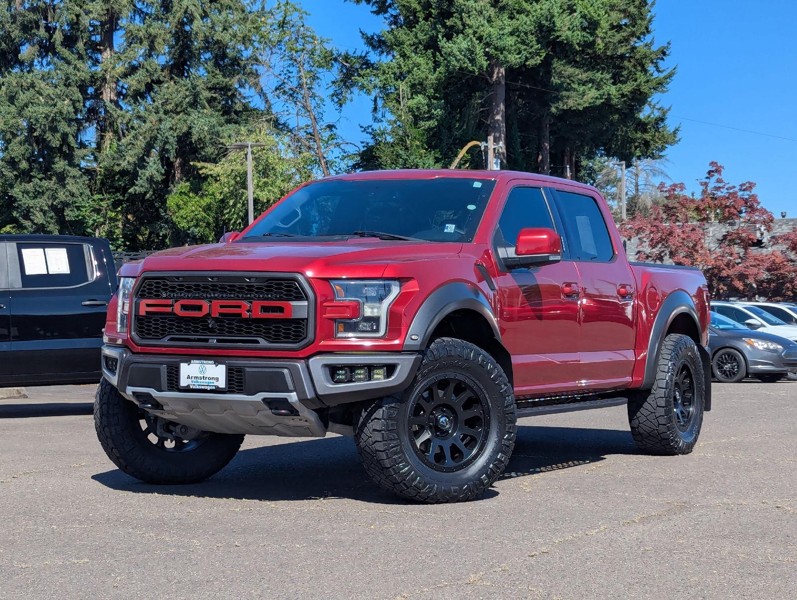 Ruby Red Metallic Tinted Clearcoat 2017 Ford F-150 Pickup Truck Four-Wheel Drive Automatic