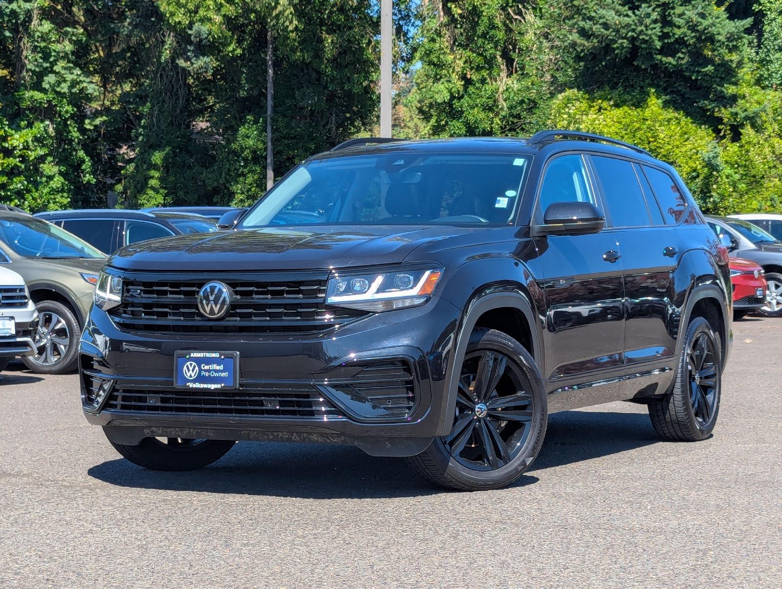 Deep Black Pearl 2023 Volkswagen Atlas SUV / Crossover All-Wheel Drive Automatic