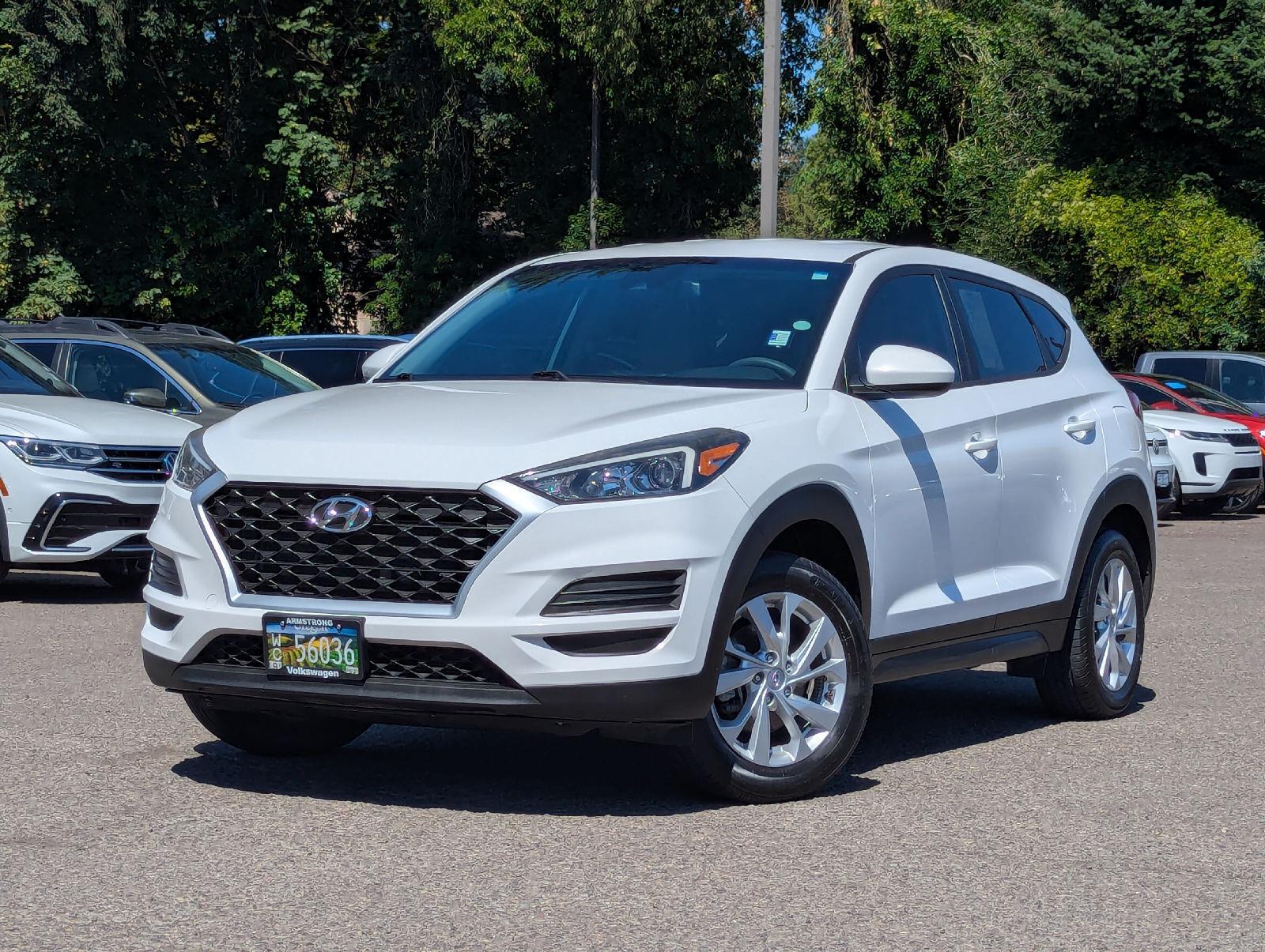 Winter White 2020 Hyundai Tucson SUV / Crossover All-Wheel Drive Automatic