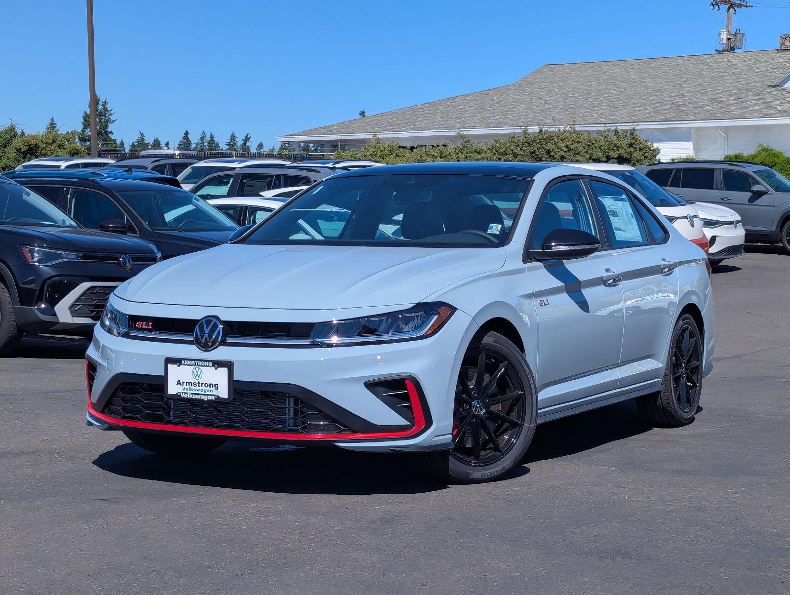 Monument Gray w/Deep Black Roof 2026 Volkswagen Jetta GLI Sedan Front-Wheel Drive Manual
