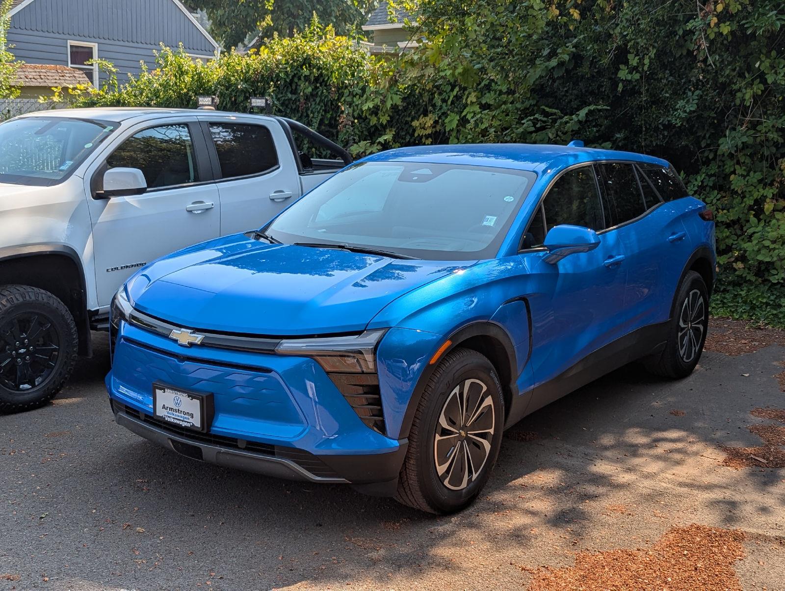 Riptide Blue Metallic 2026 Chevrolet Blazer EV SUV / Crossover All-Wheel Drive Automatic