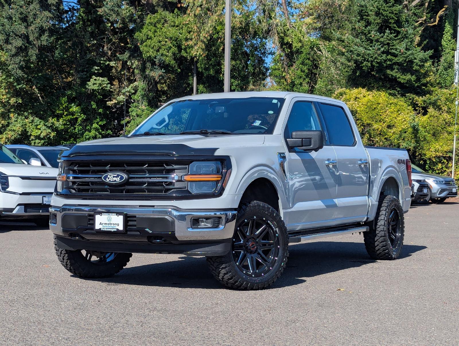 Avalanche Gray 2024 Ford F-150 Pickup Truck Four-Wheel Drive Automatic