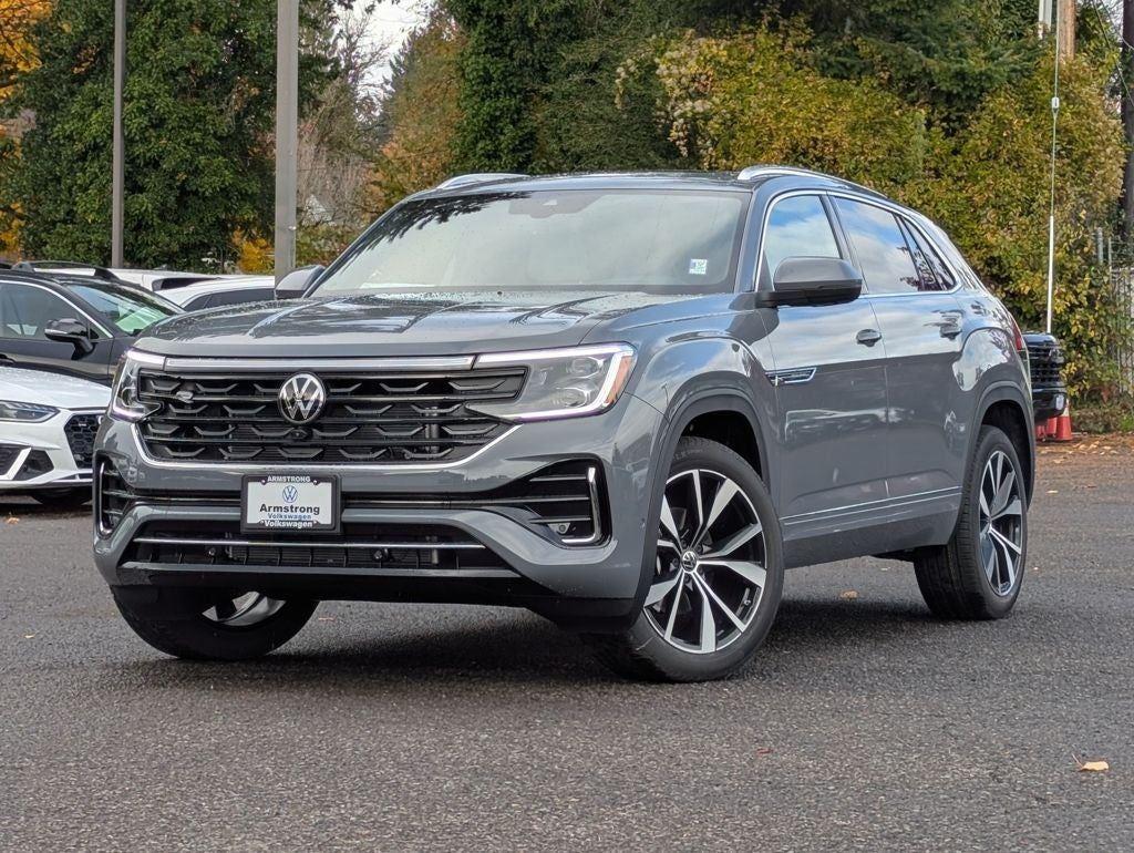 Pure Gray 2026 Volkswagen Atlas Cross Sport SUV / Crossover All-Wheel Drive Automatic