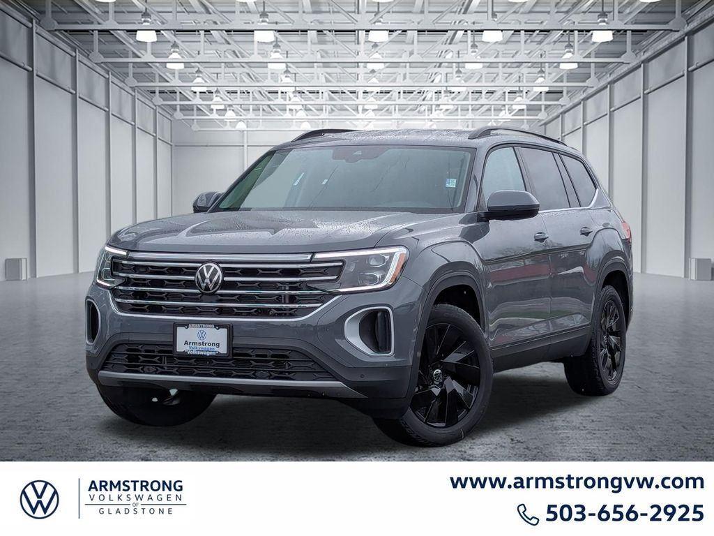 Pure Gray 2026 Volkswagen Atlas SUV / Crossover All-Wheel Drive Automatic