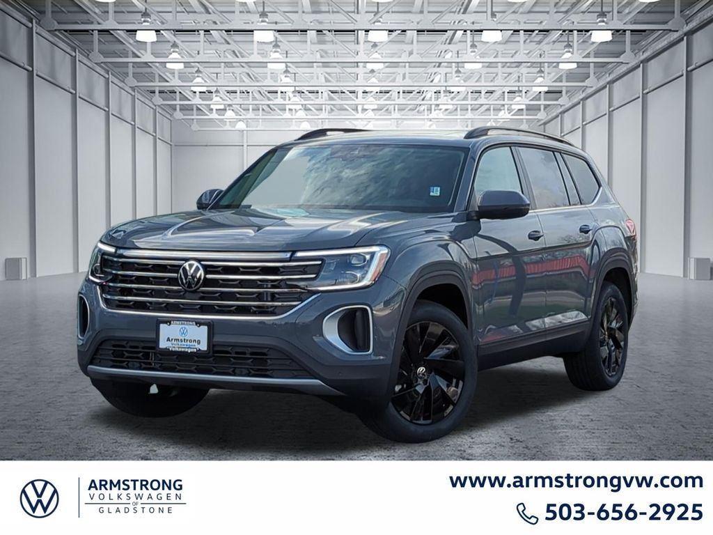 Pure Gray 2026 Volkswagen Atlas SUV / Crossover All-Wheel Drive Automatic