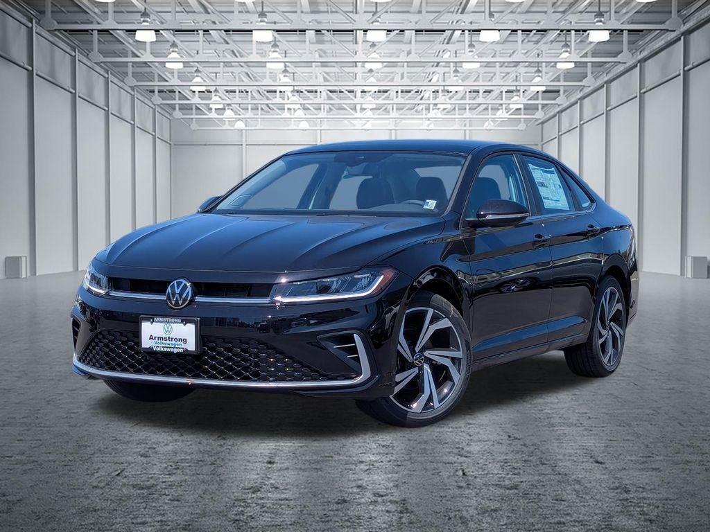 Deep Black Pearl 2026 Volkswagen Jetta Sedan Front-Wheel Drive Automatic