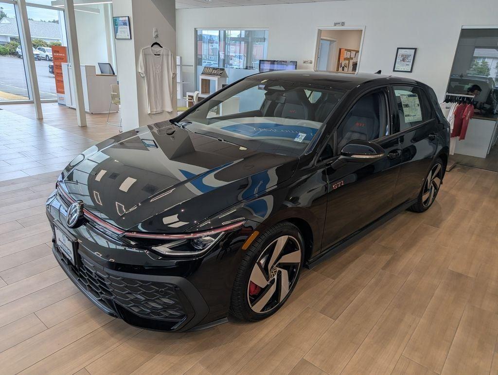 mythos black metallic 2026 Volkswagen Golf GTI Hatchback Front-Wheel Drive Automatic