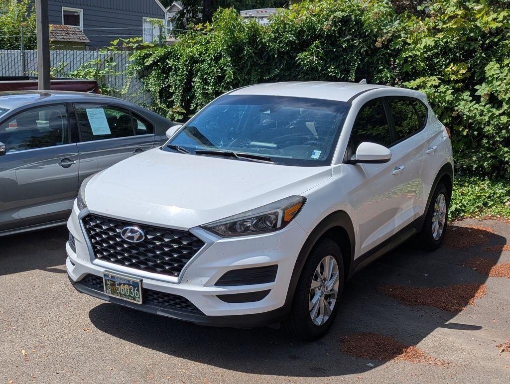 Winter White 2020 Hyundai Tucson SUV / Crossover All-Wheel Drive 6-Speed Automatic