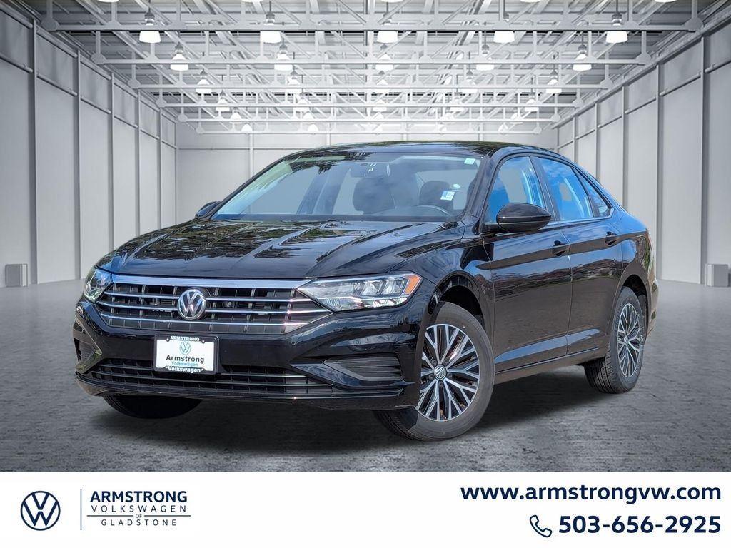 Deep Black Pearl 2021 Volkswagen Jetta Sedan Front-Wheel Drive Automatic