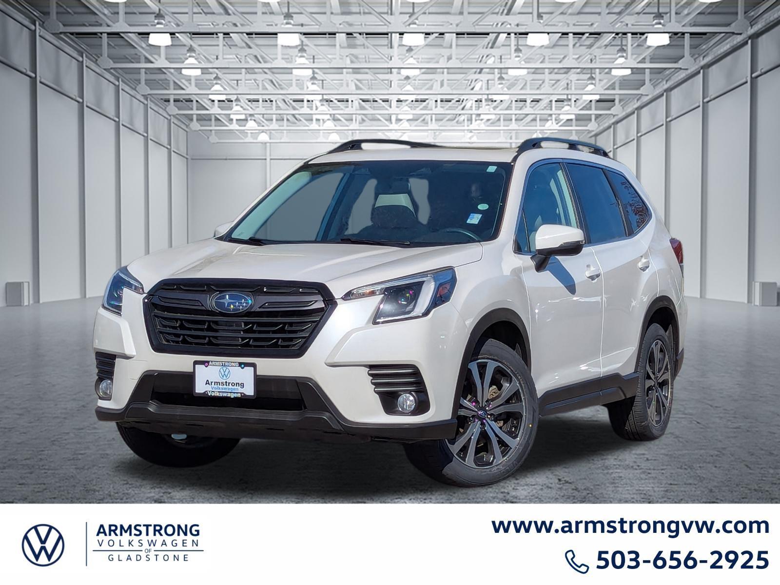 Crystal White Pearl 2022 Subaru Forester SUV / Crossover All-Wheel Drive Continuously Variable Transmission