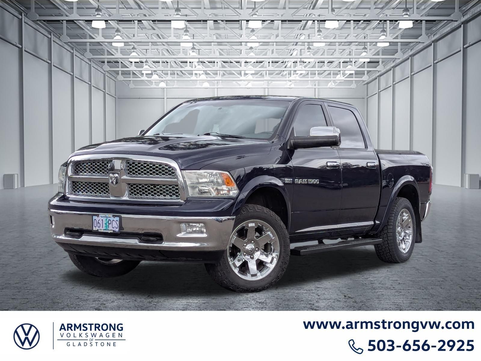 True Blue Pearl 2012 RAM 1500 Pickup Truck Four-Wheel Drive 6-Speed Automatic
