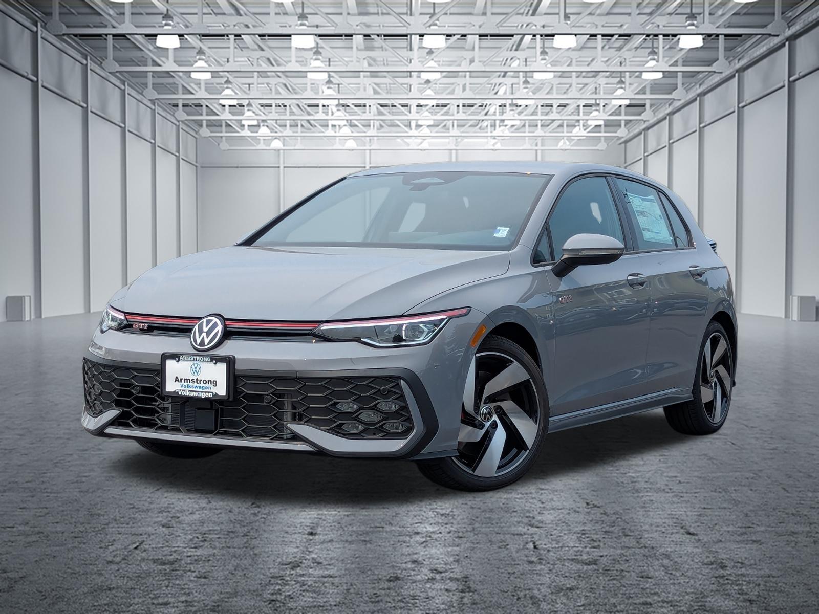 moonstone gray 2026 Volkswagen Golf GTI Hatchback Front-Wheel Drive Automatic