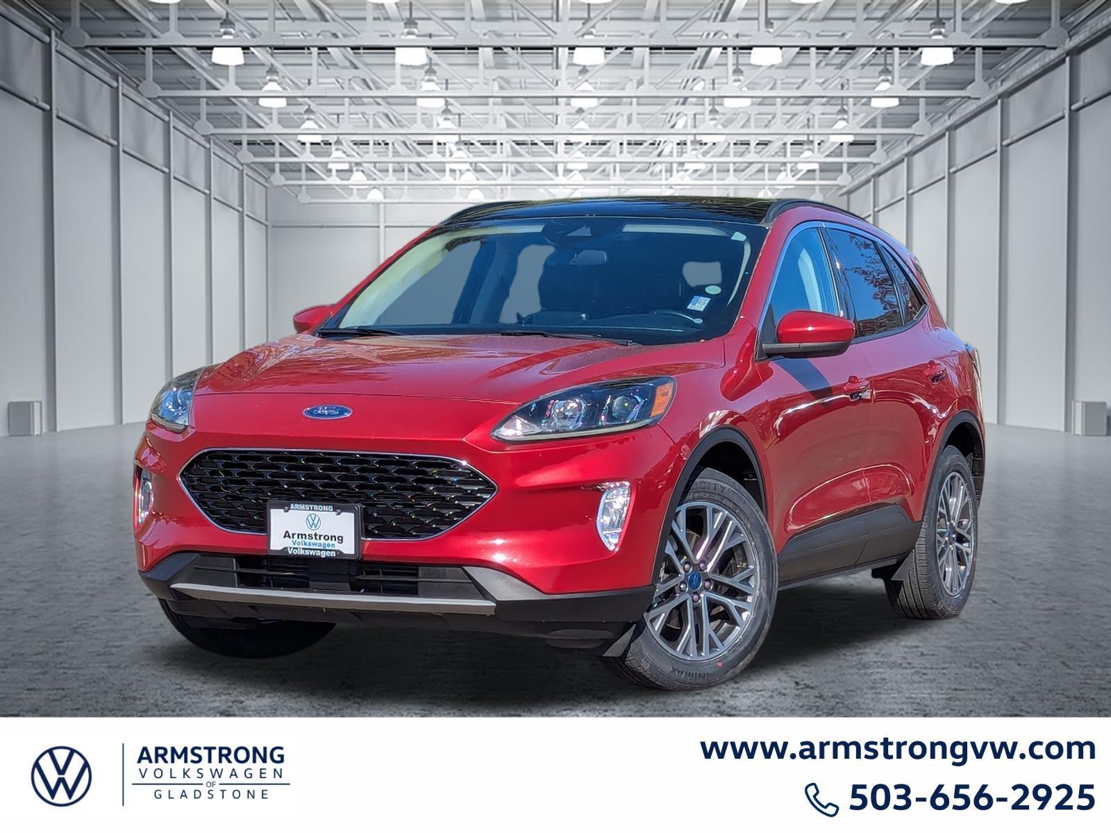 Rapid Red Metallic Tinted Clearcoat 2020 Ford Escape SUV / Crossover All-Wheel Drive 8-Speed Automatic