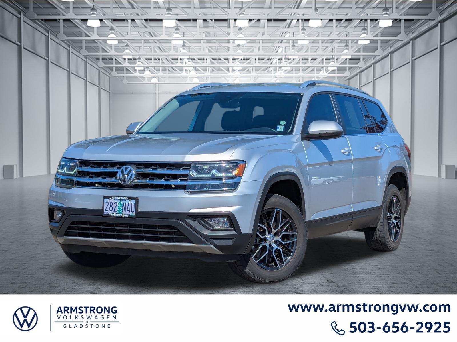 Reflex Silver Metallic 2019 Volkswagen Atlas SUV / Crossover All-Wheel Drive Automatic