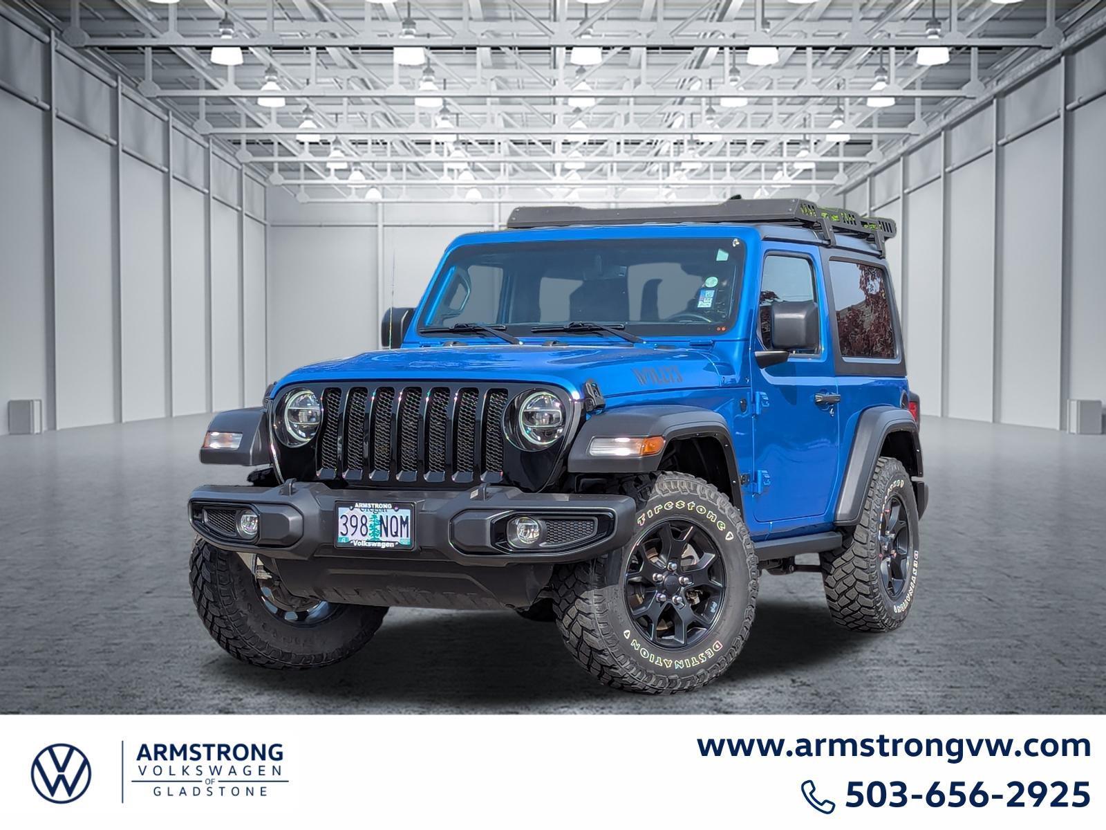 Hydro Blue Pearlcoat 2022 Jeep Wrangler SUV / Crossover Four-Wheel Drive 8-Speed Automatic
