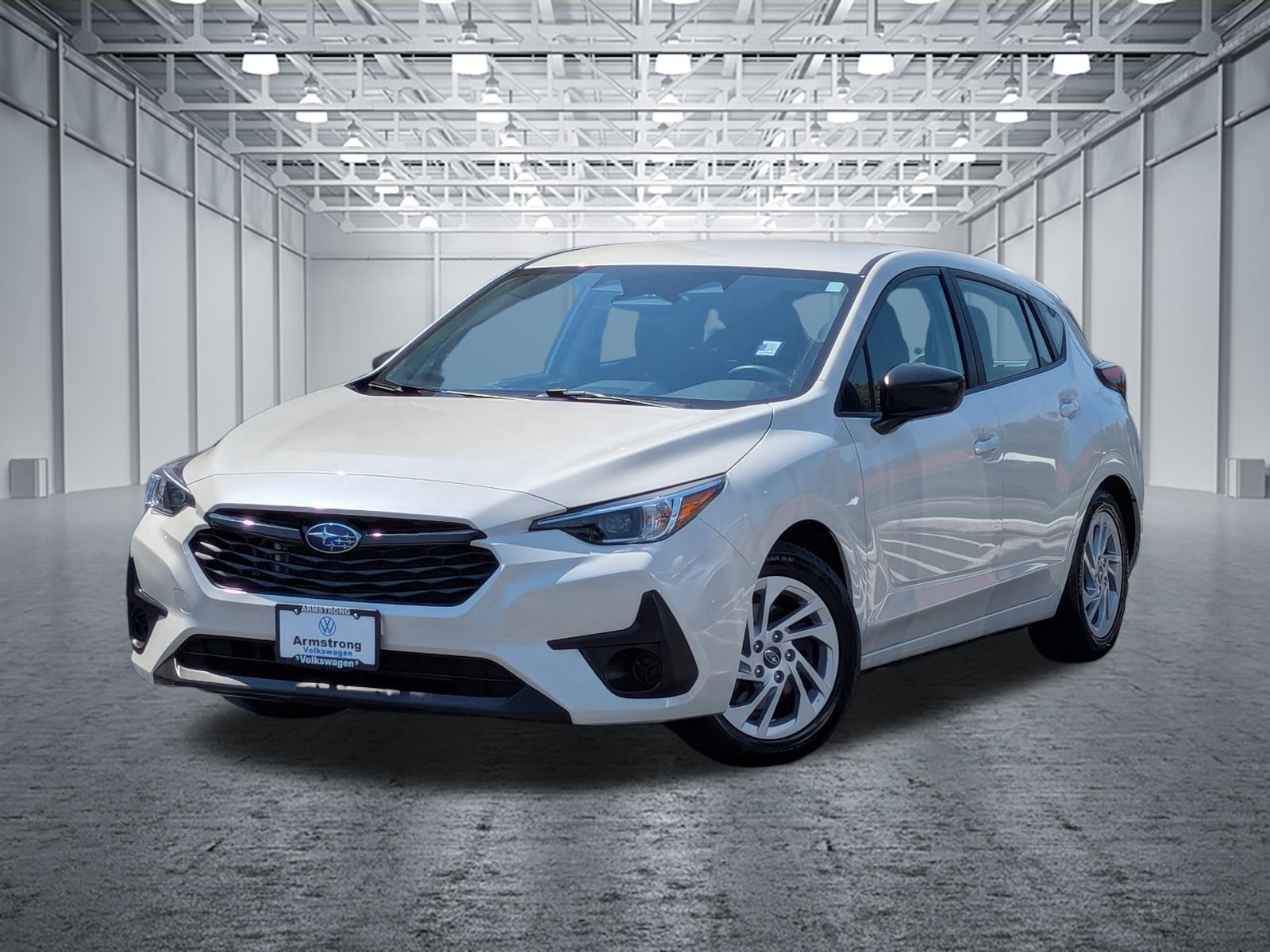 Crystal White Pearl 2024 Subaru Impreza Sedan  Continuously Variable Transmission