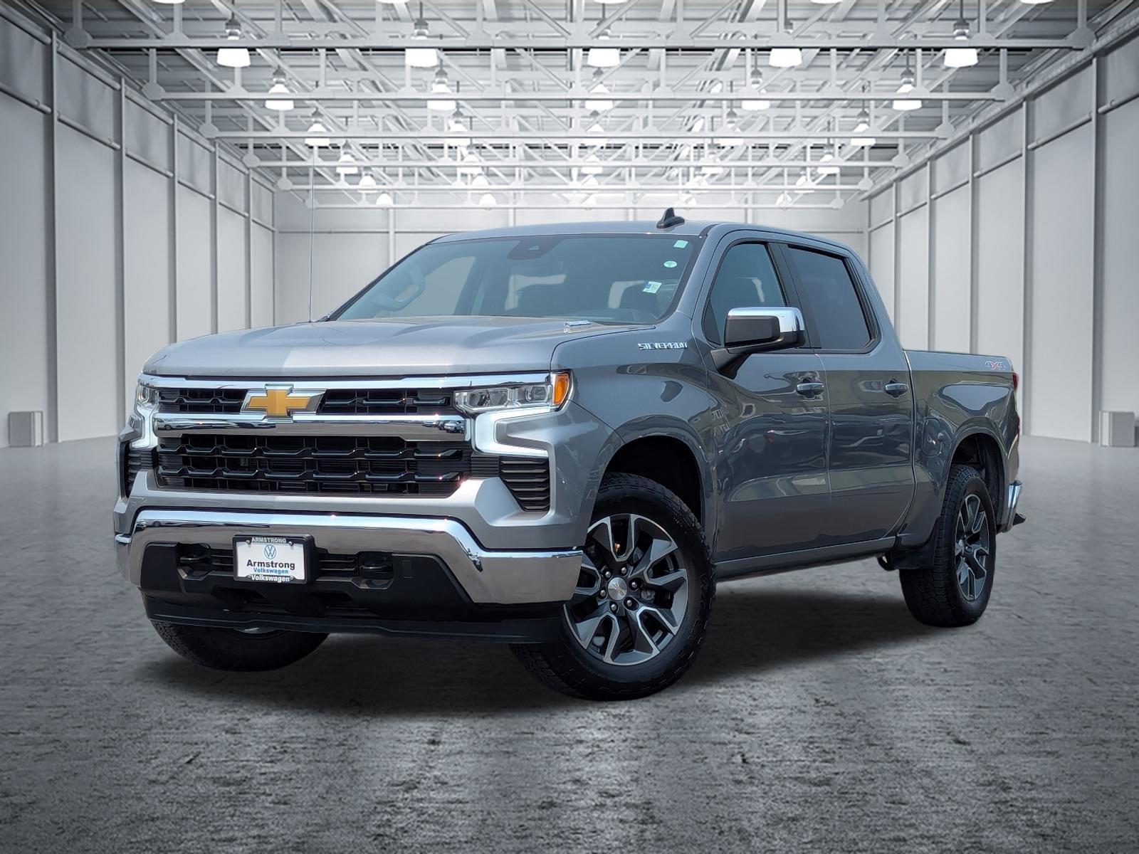 Sterling Gray Metallic 2024 Chevrolet Silverado 1500 Pickup Truck Four-Wheel Drive 8-Speed Automatic